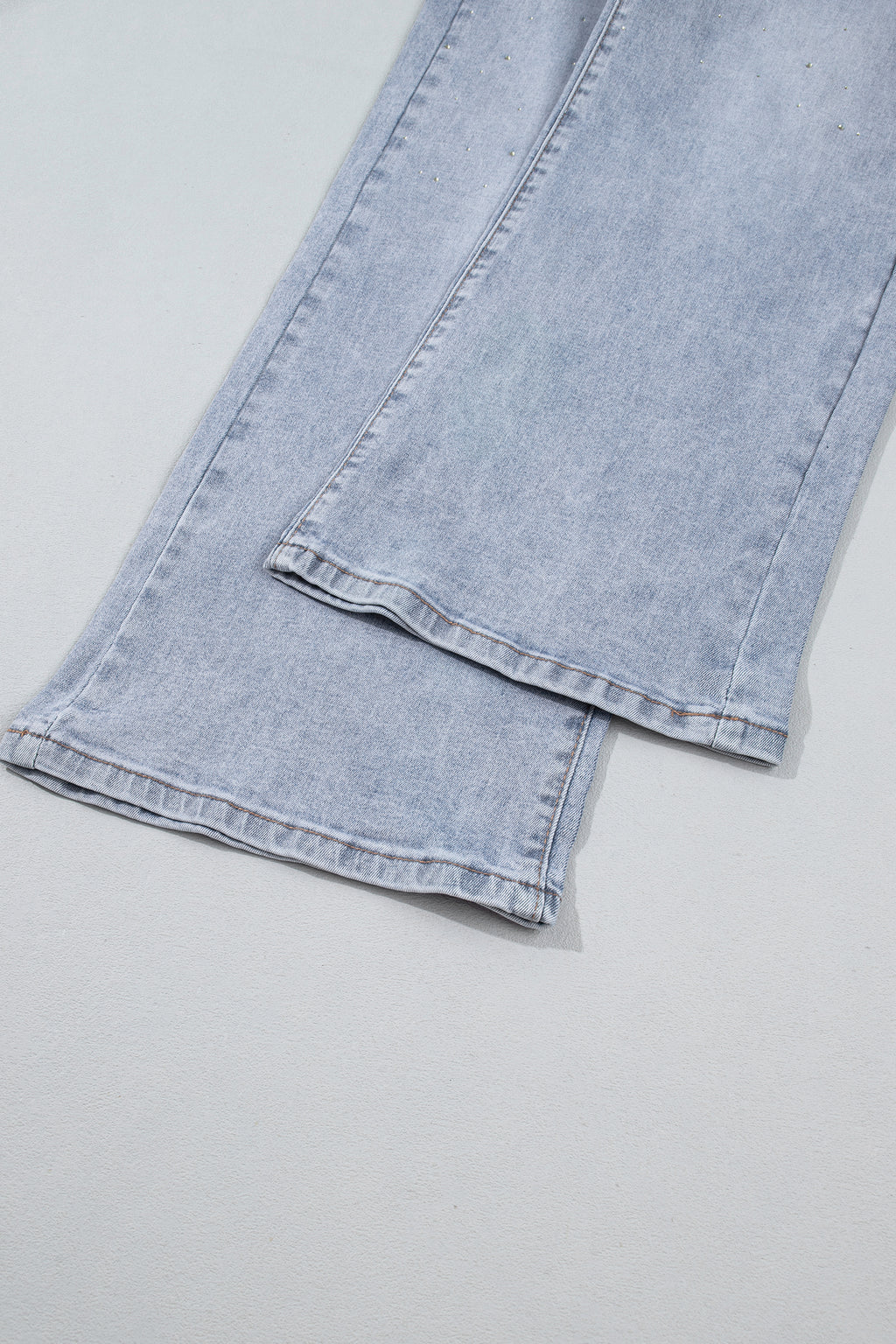 Beau Blue Sparkle Detail Western Casual Shift Jeans BD Collective