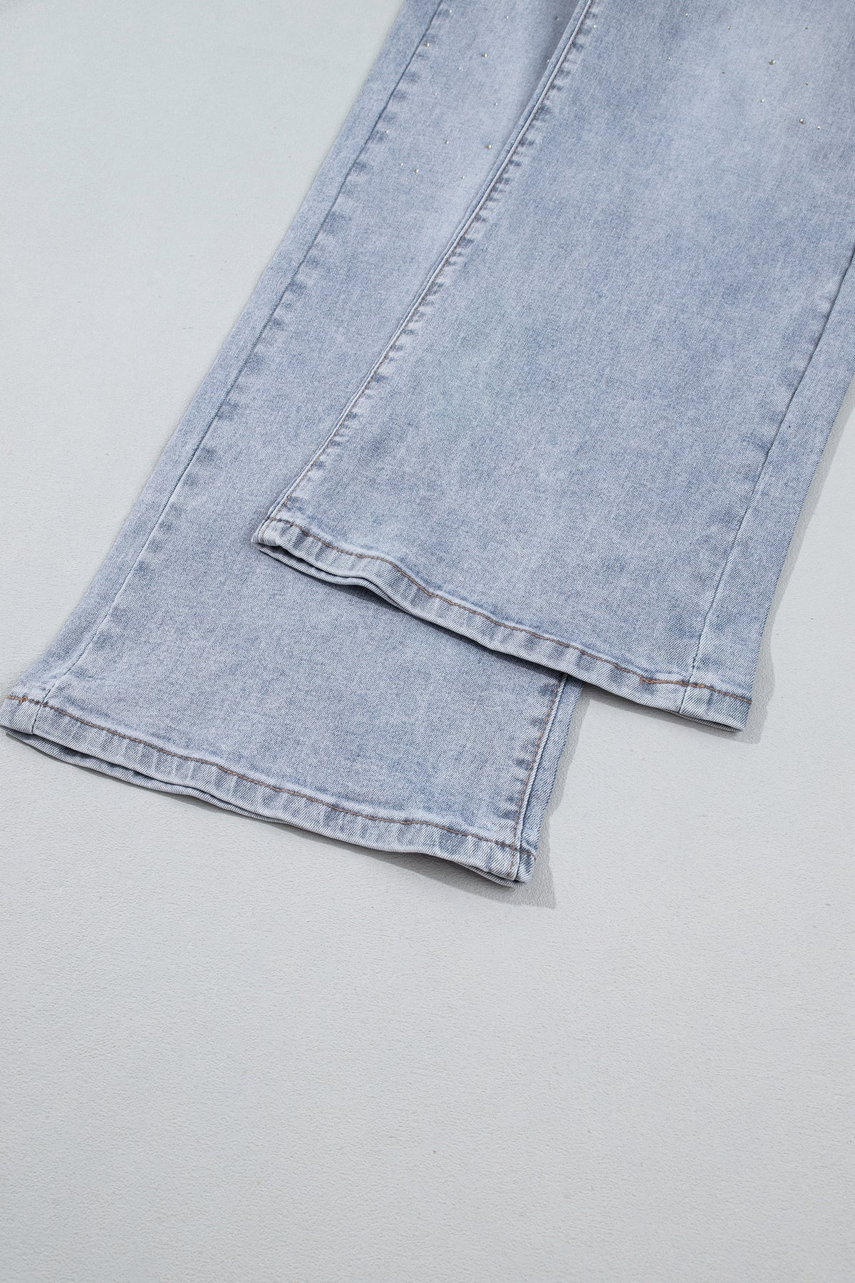 Beau Blue Sparkle Detail Western Casual Shift Jeans BD Collective
