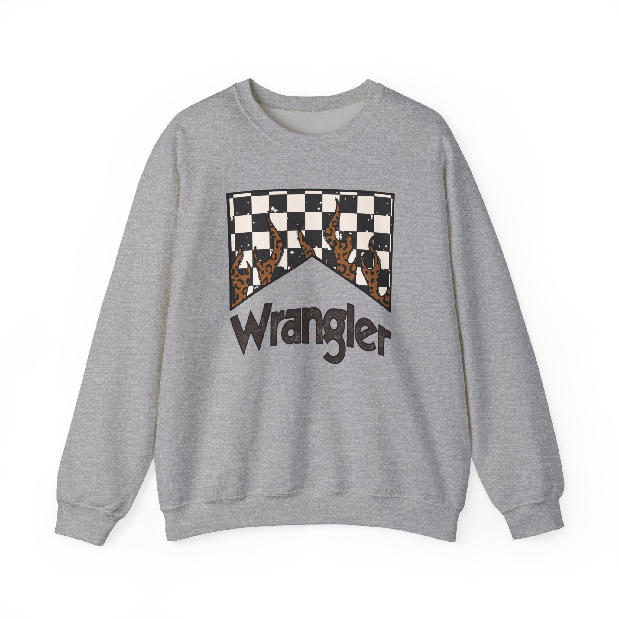 Wrangler Checkered Logo Crewneck Sweatshirt