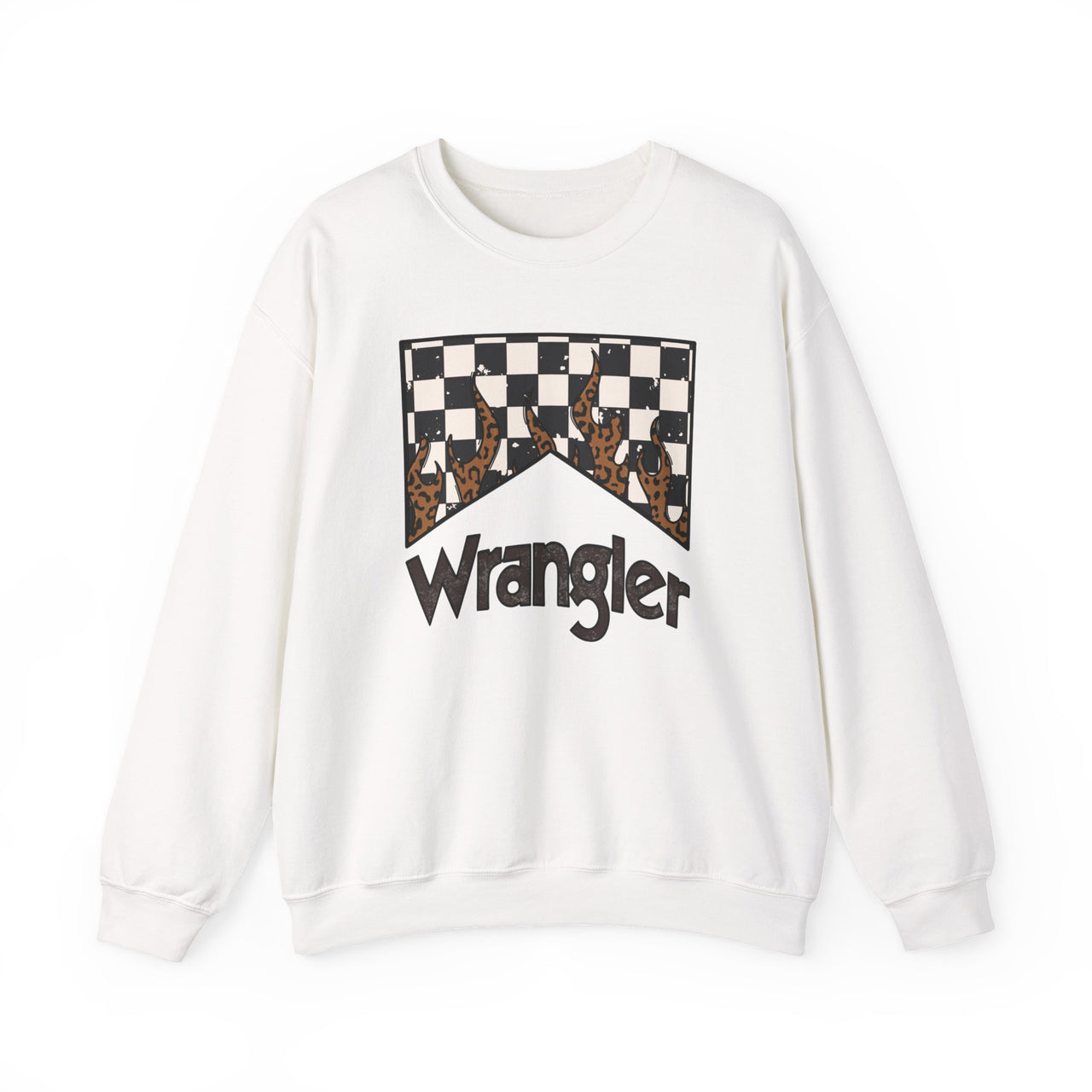 Wrangler Checkered Logo Crewneck Sweatshirt