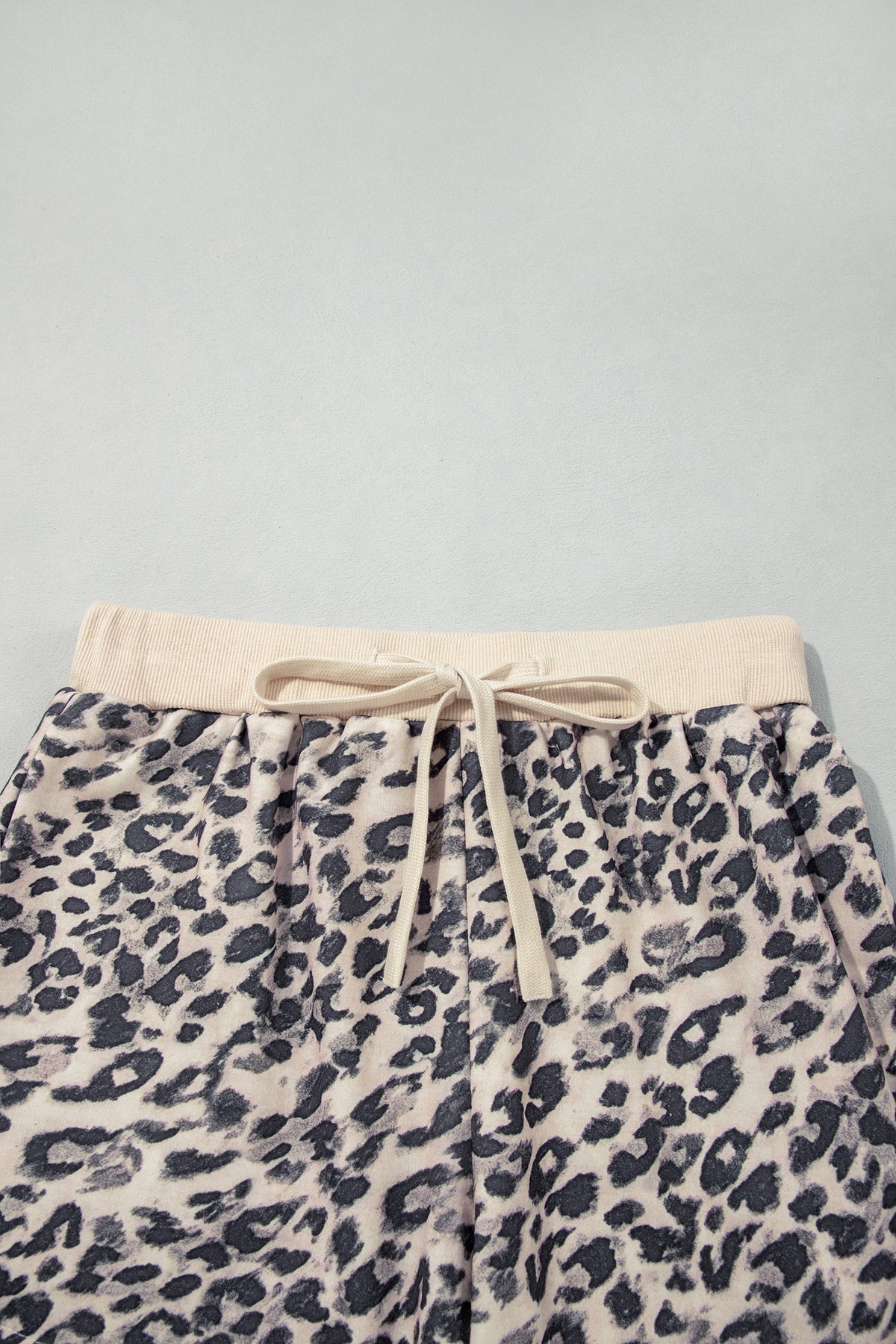 Leopard zip-up hoodie pant set, view 11