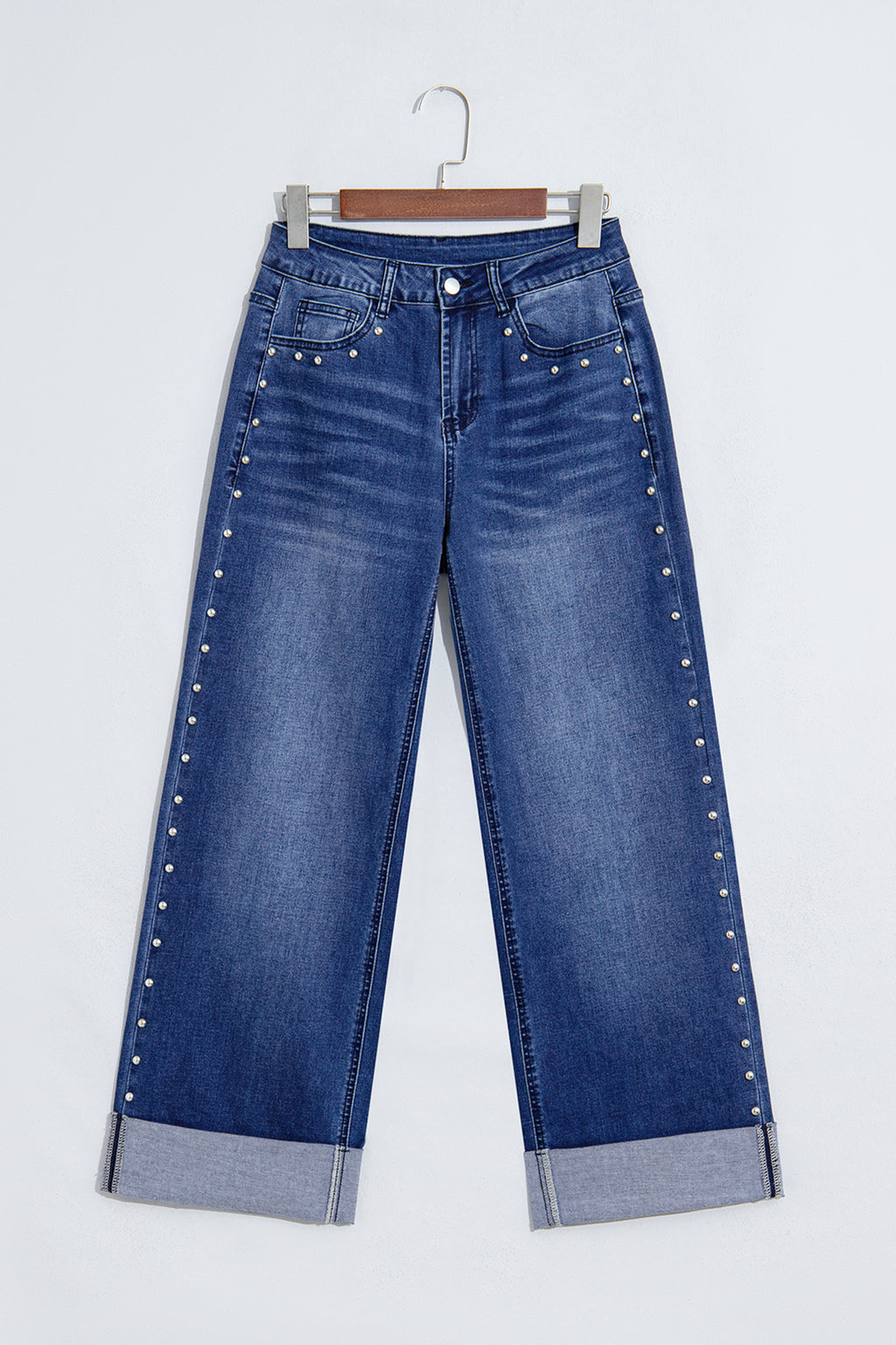 Black studded jeans, view 18