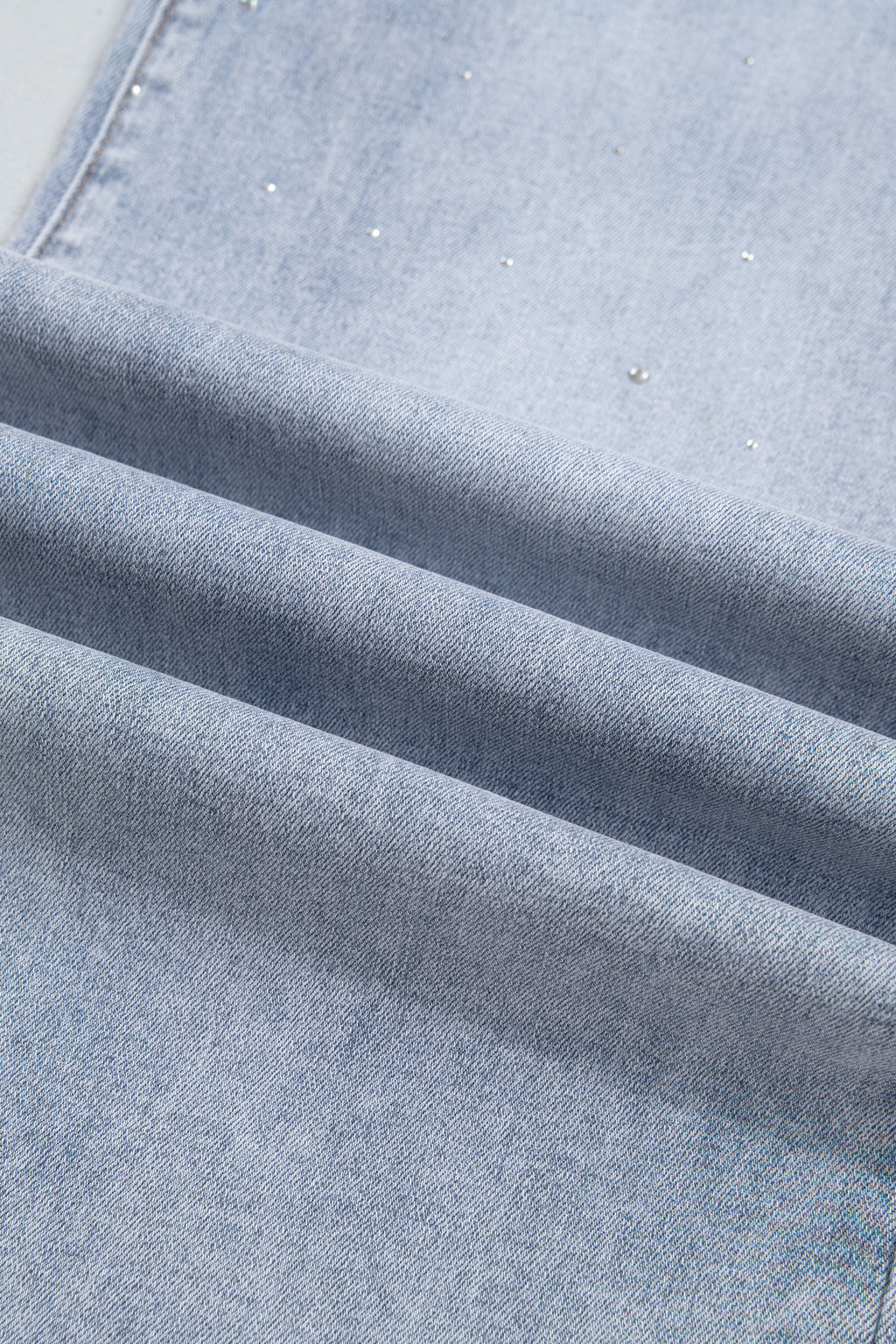 Beau Blue Sparkle Detail Western Casual Shift Jeans BD Collective