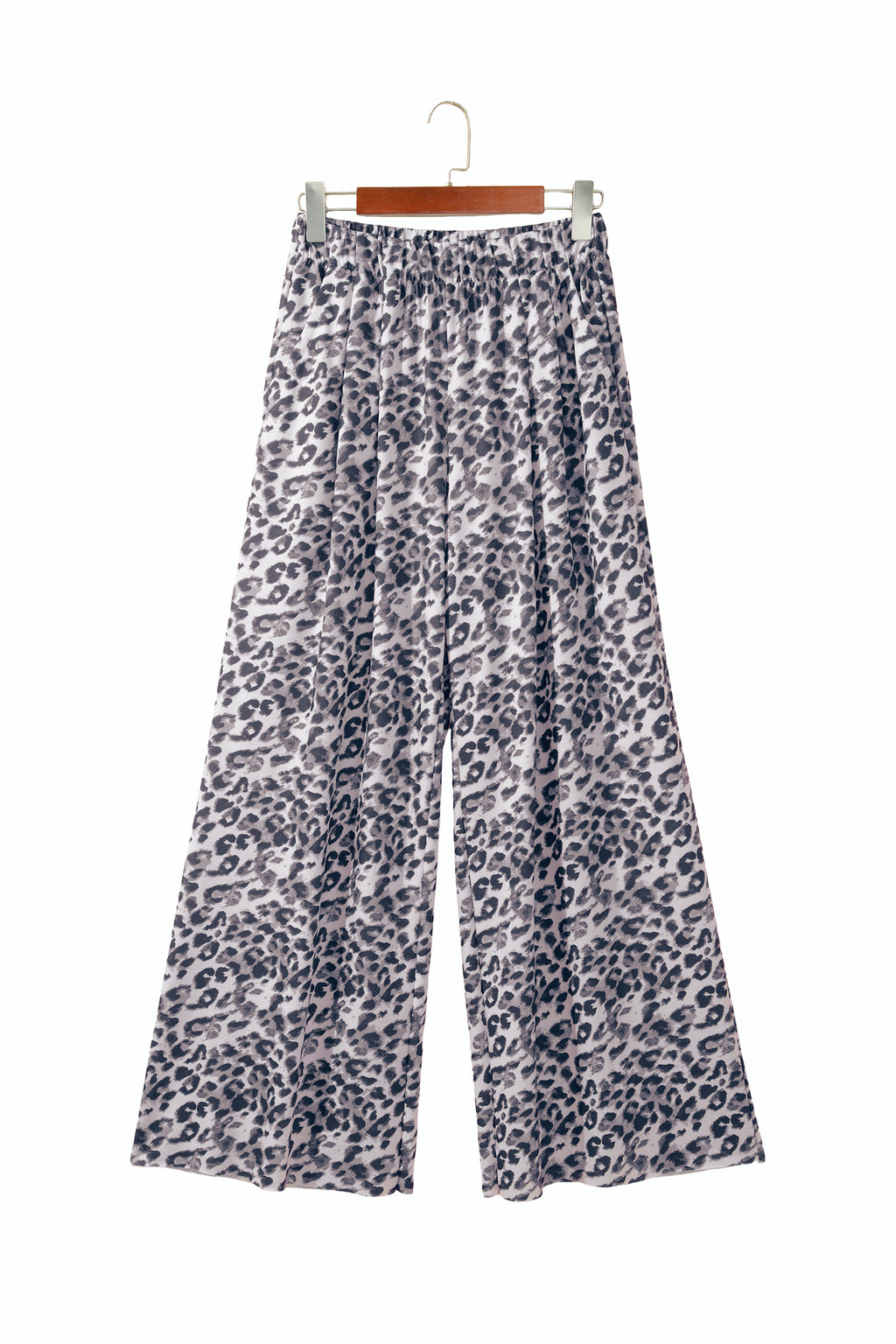 Multicolour Leopard Print Wide Leg Full Length Pants BD Collective