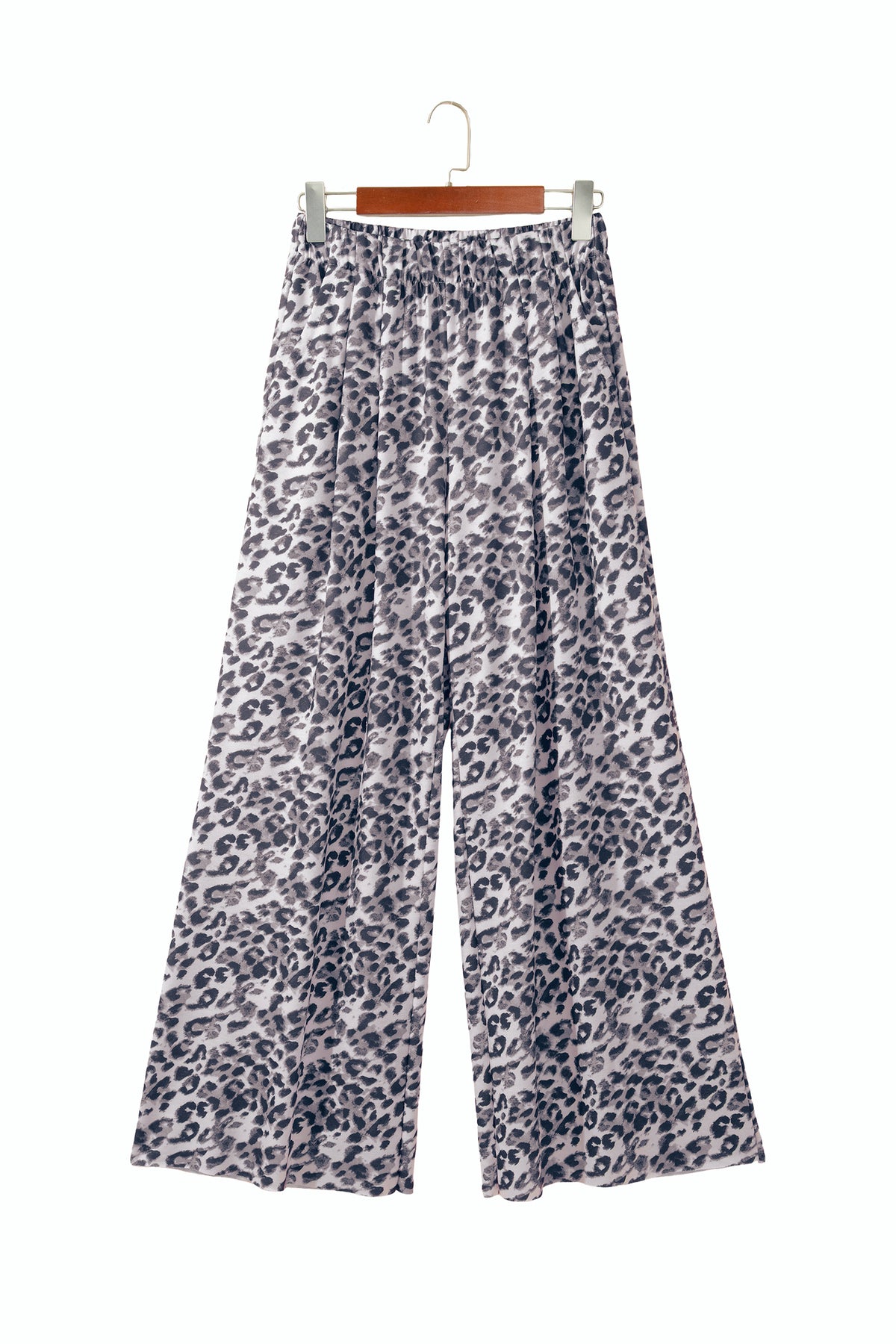 Multicolour Leopard Print Wide Leg Full Length Pants BD Collective