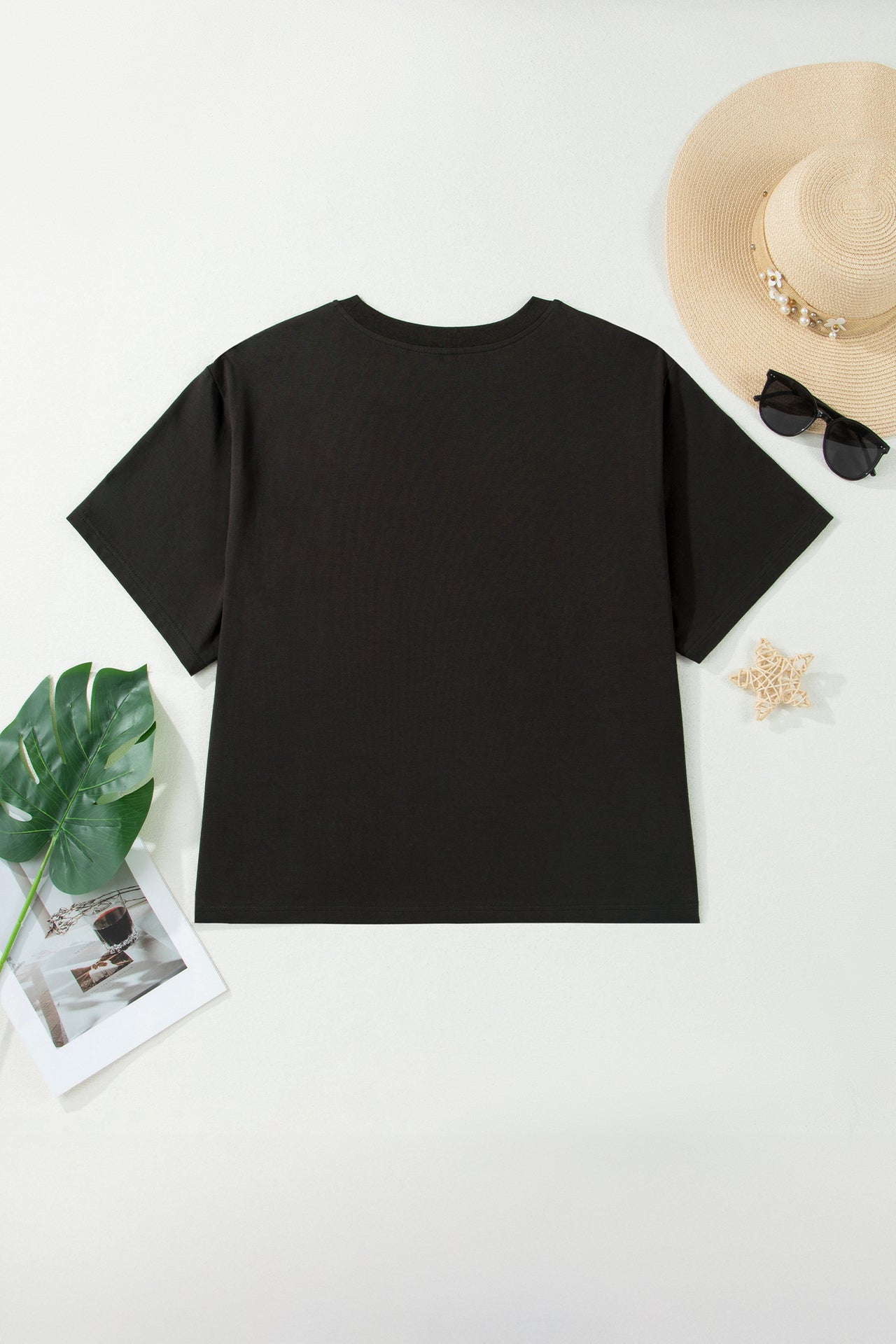 Carbon Grey Plus Size Western Aztec Bull Skull Printed T Shirt