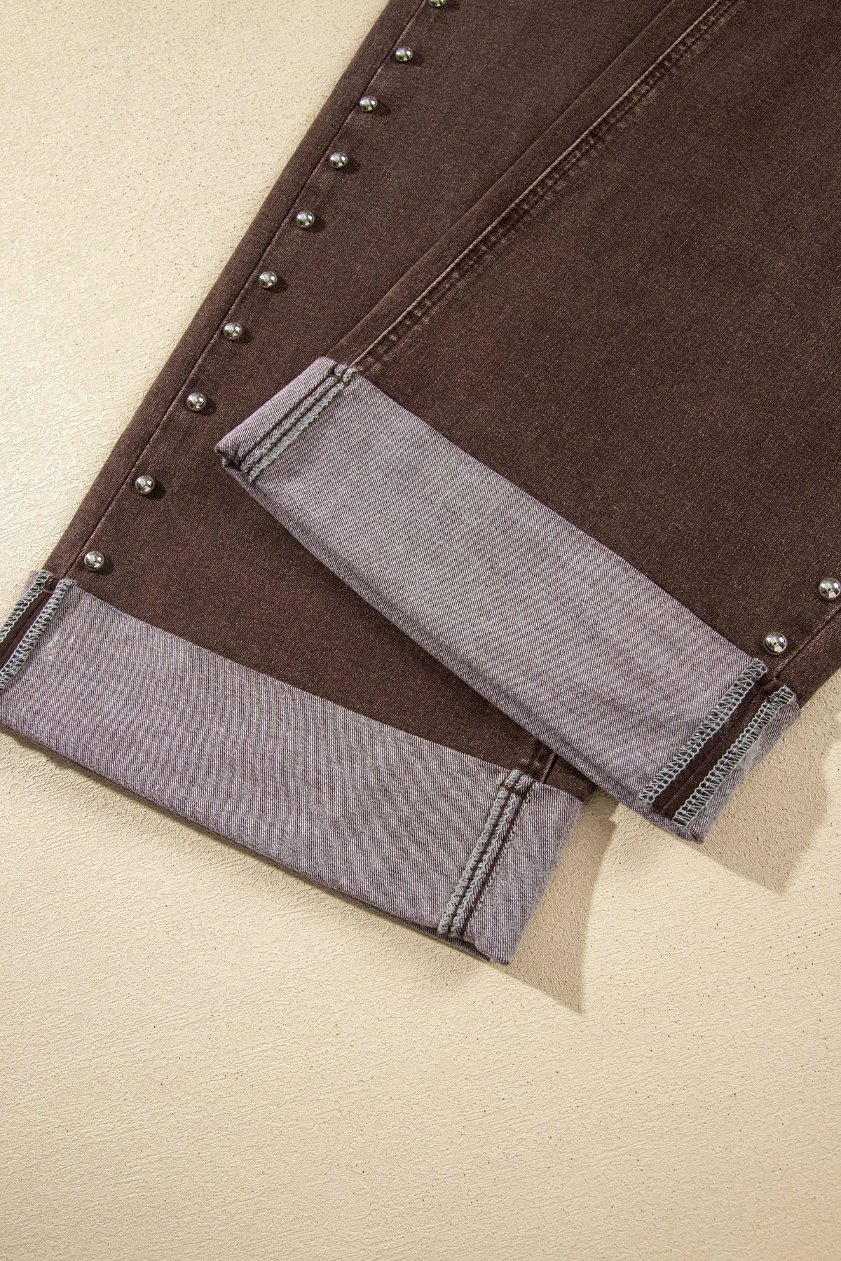 Black studded jeans, view 39