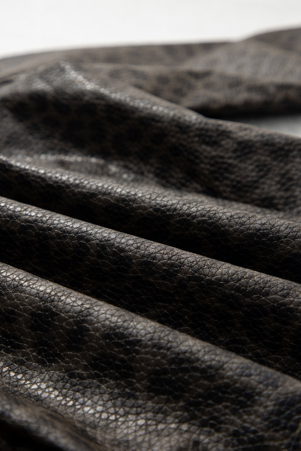 Leopard colorblock collar jacket, view 12