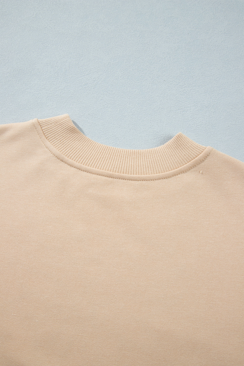 Beige western embroidered sweatshirt, view 7