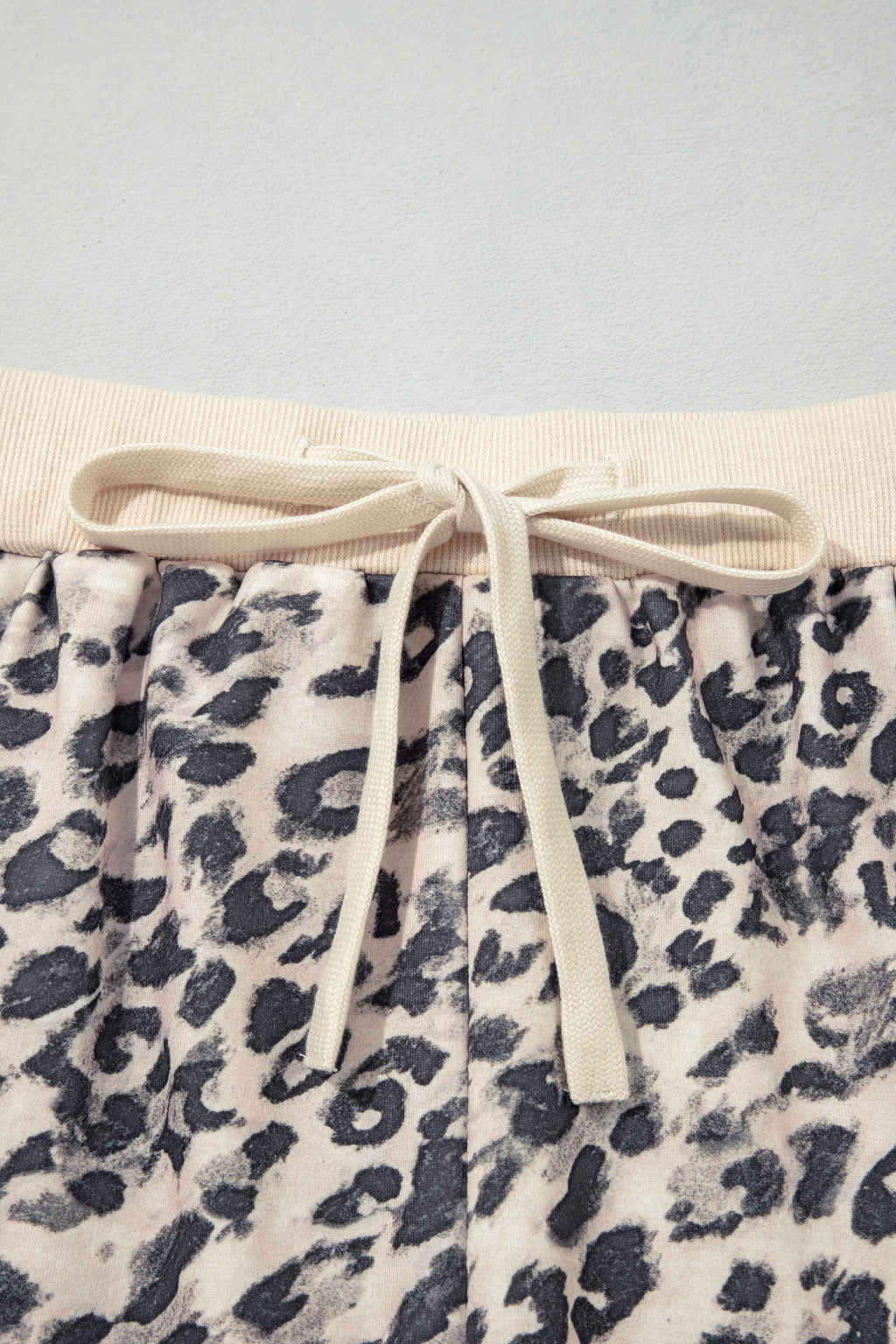 Leopard zip-up hoodie pant set, view 12