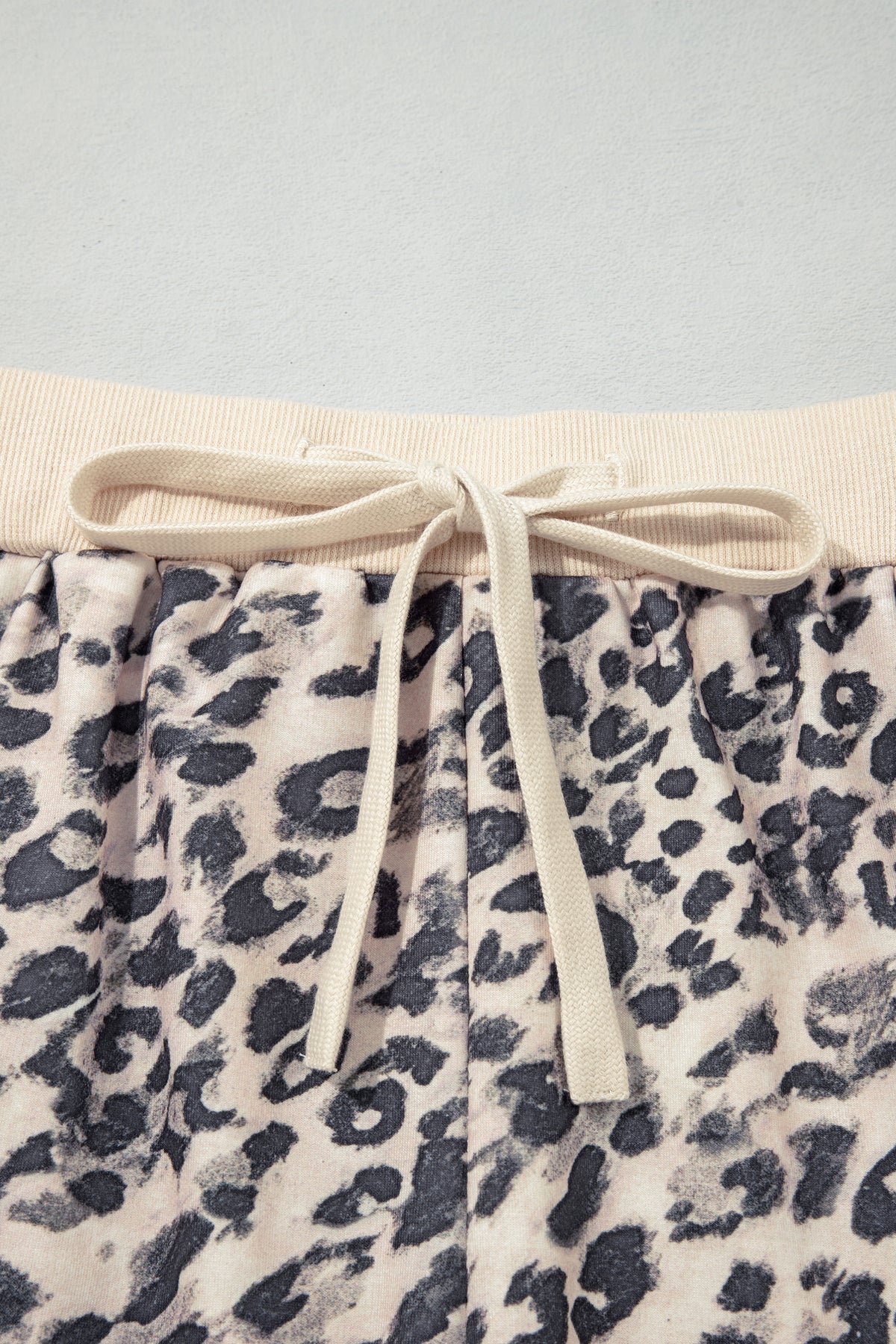 Leopard zip-up hoodie pant set, view 12
