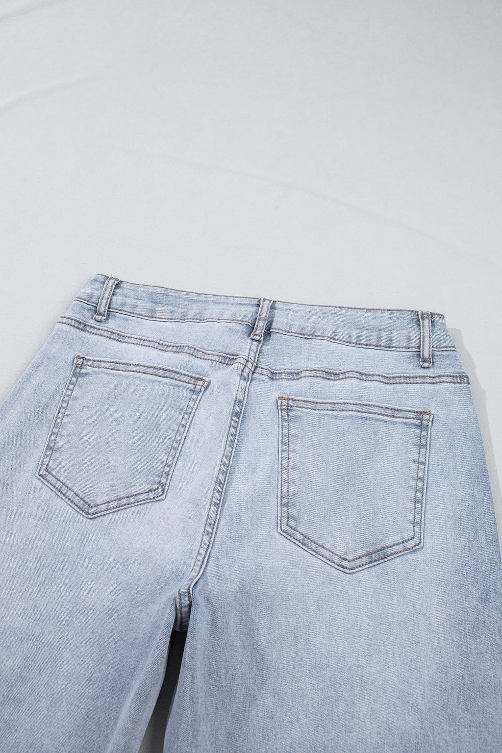 Beau Blue Sparkle Detail Western Casual Shift Jeans BD Collective
