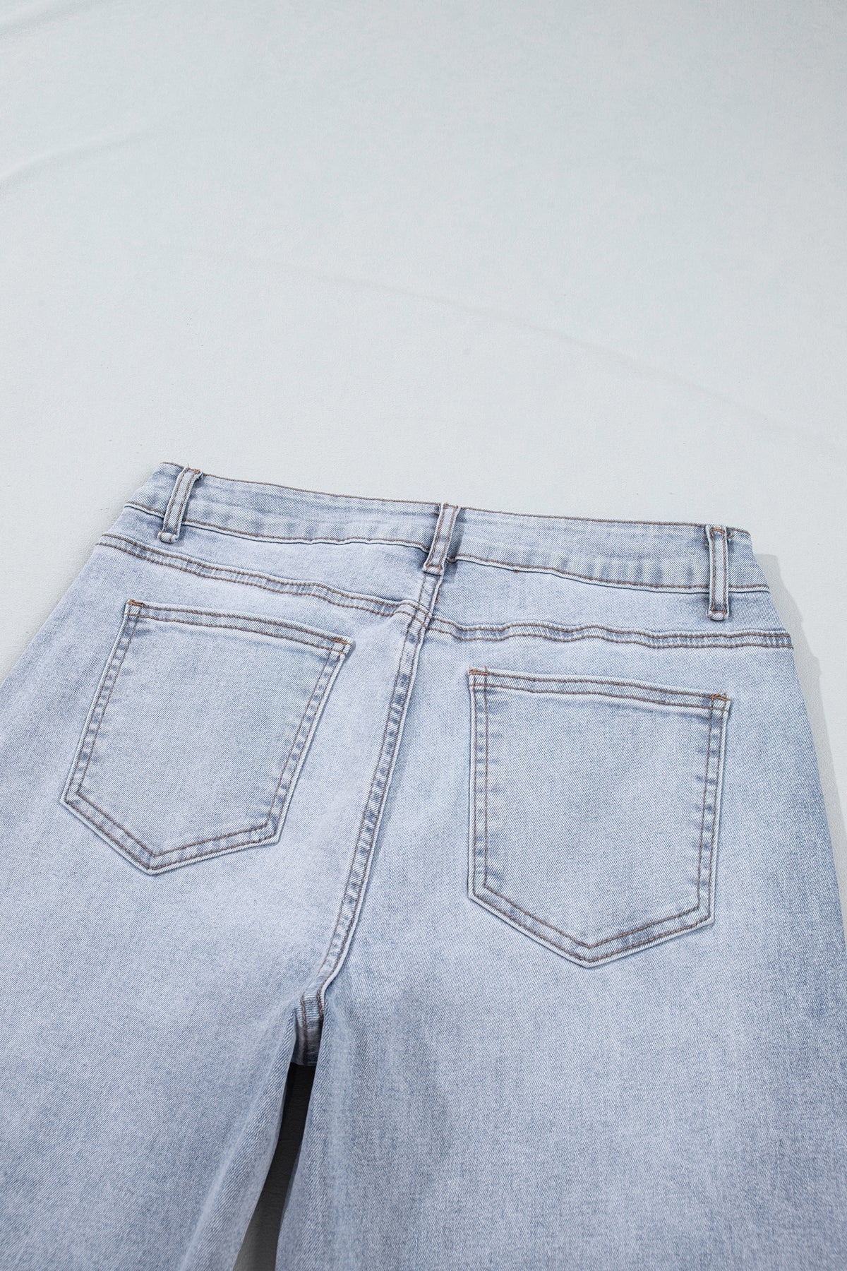 Beau Blue Sparkle Detail Western Casual Shift Jeans BD Collective