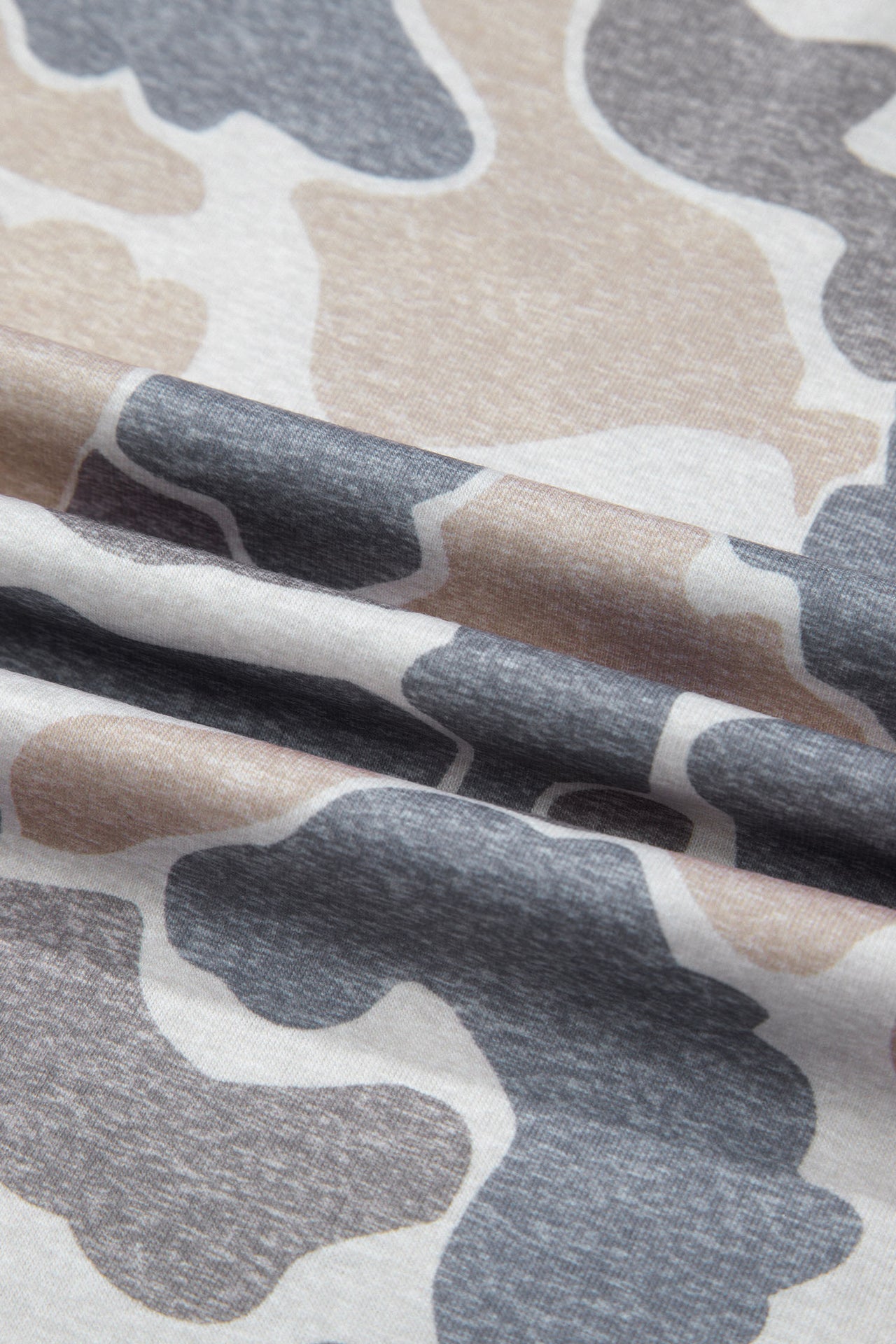 Multicolour Retro Camouflage Print Womens Casual T Shirt