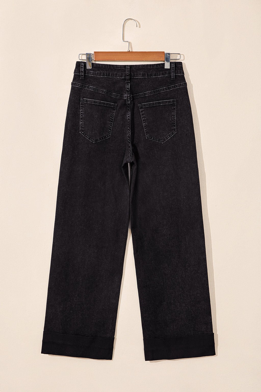 Black studded jeans, view 7