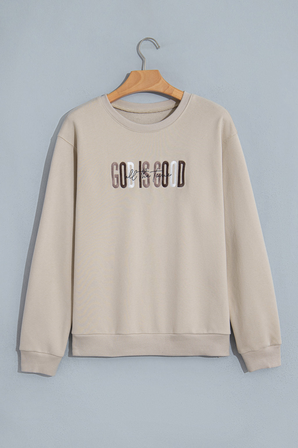 God Is Good embroidered sweatshirt, view 7