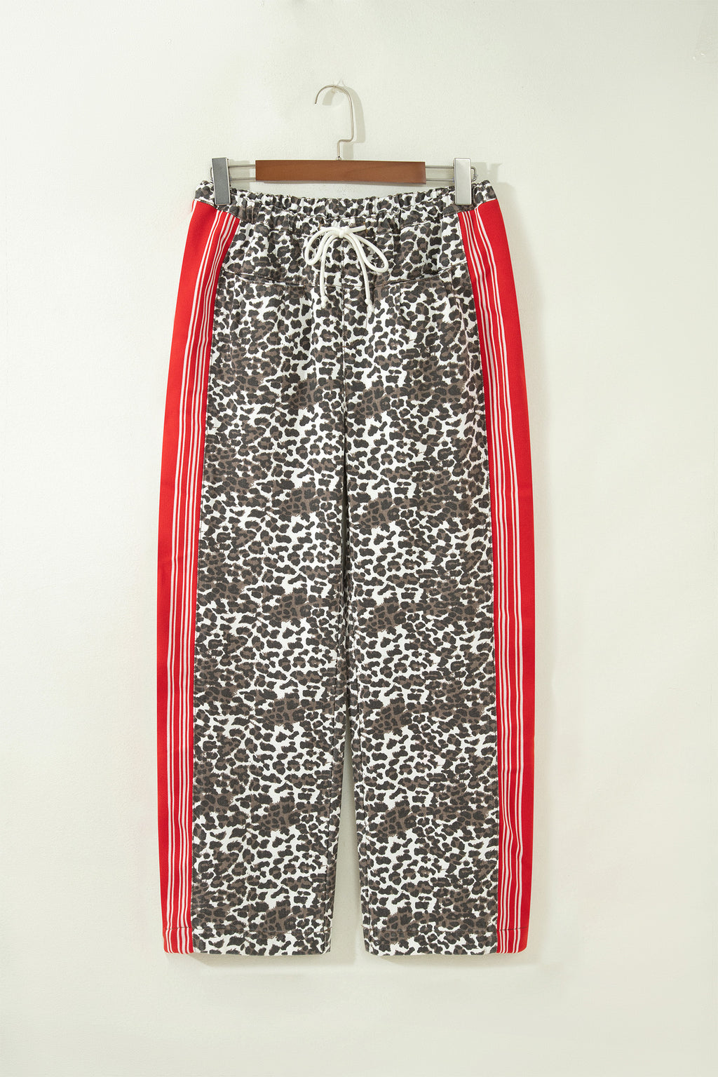 Brown Leopard Patchwork Elastic Waist Jeans Dear-Lover Dropshipping