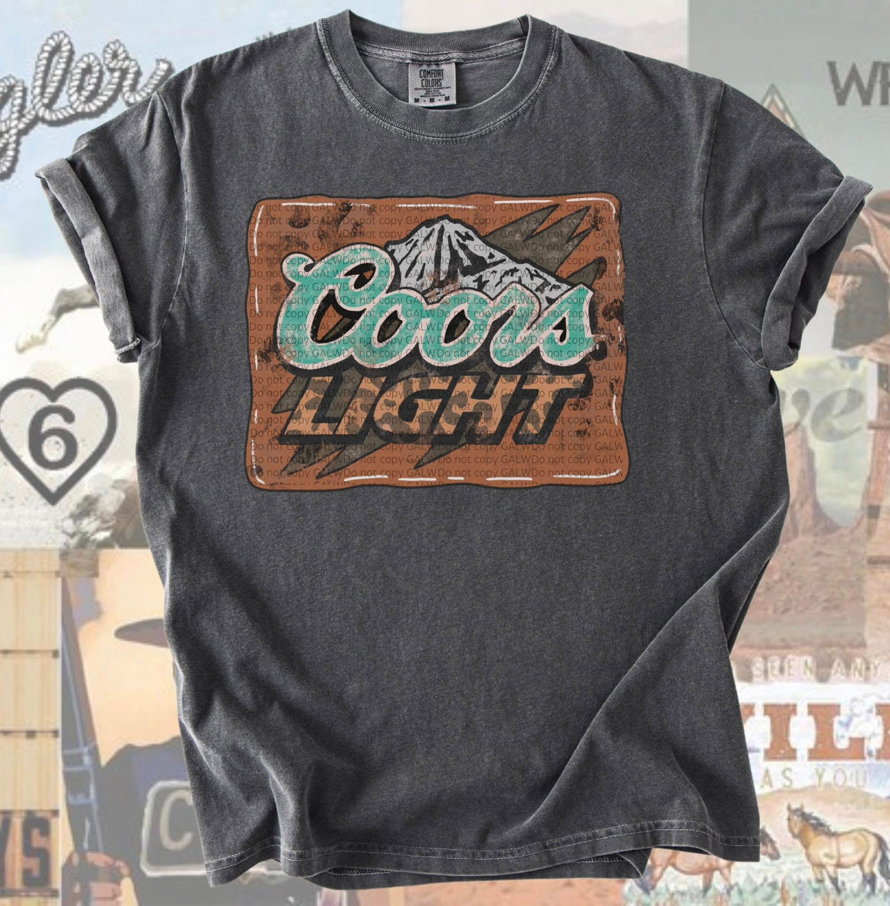 Light Leopard Vintage Graphic Tee