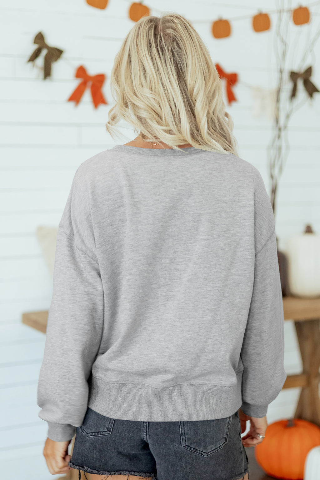 Sequin western ghost sweatshirt, view 7