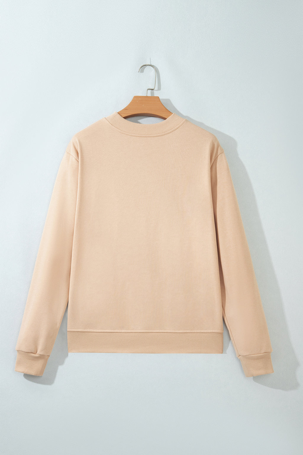 Beige western embroidered sweatshirt, view 5