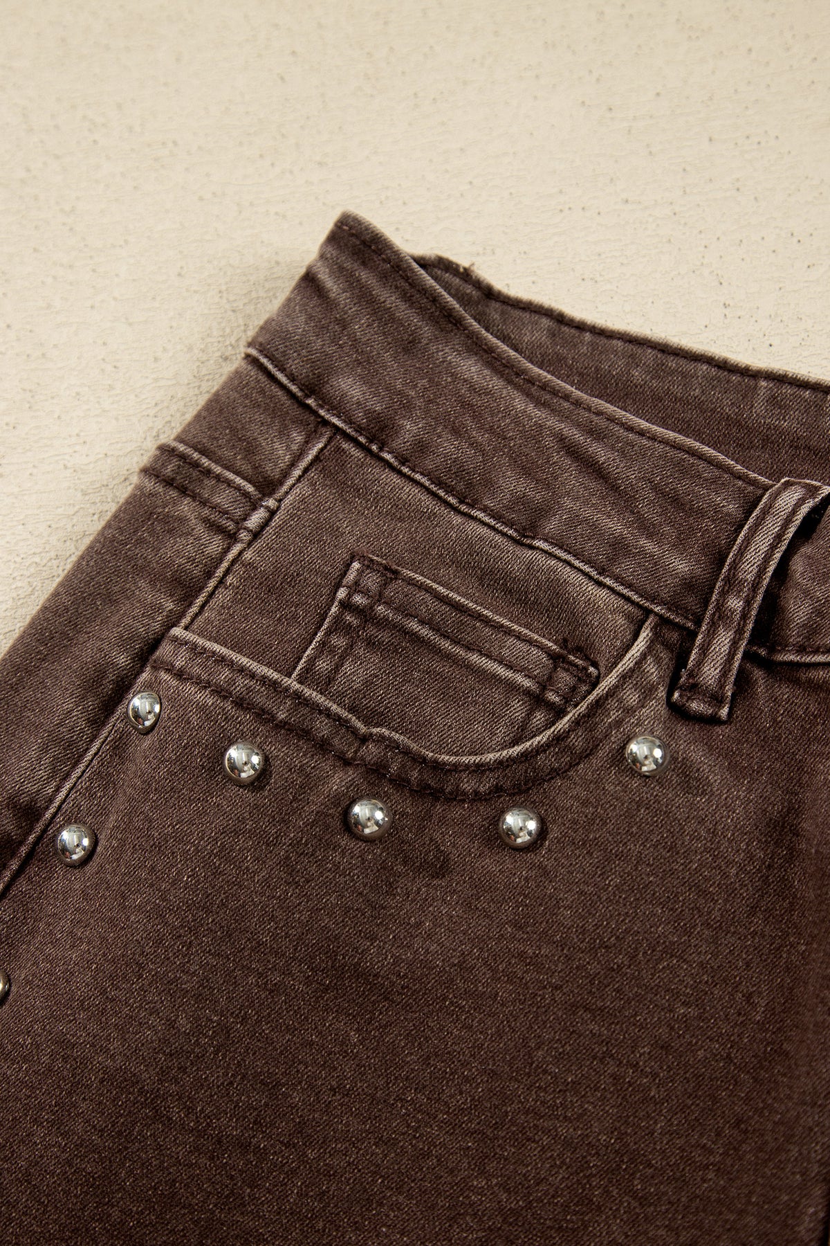 Black studded jeans, view 35
