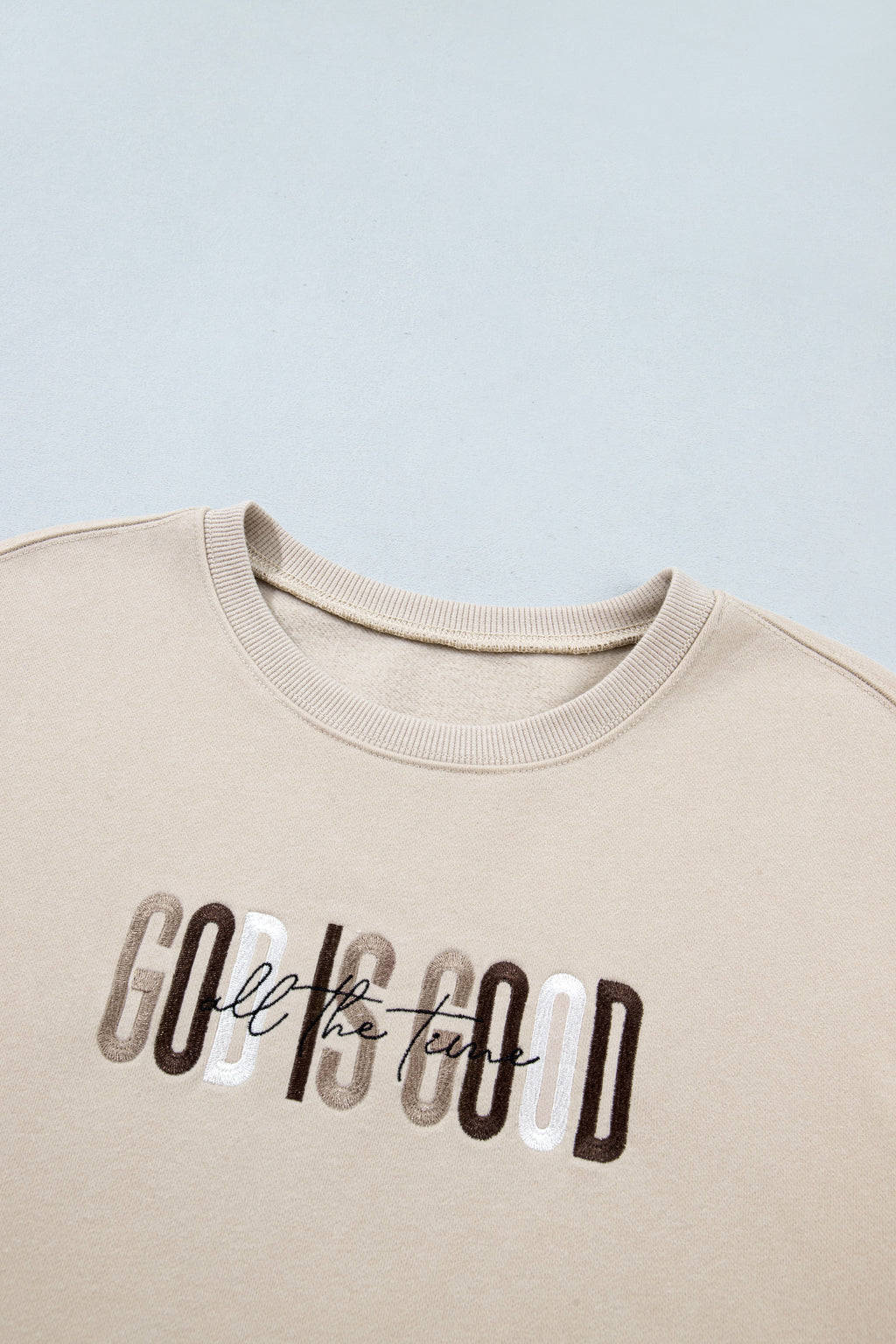 God Is Good embroidered sweatshirt, view 13