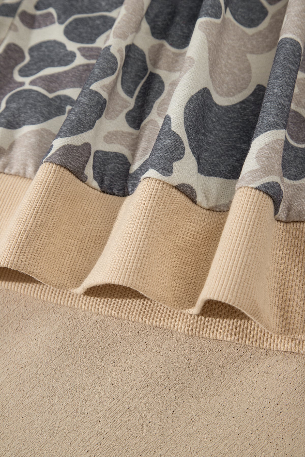 Camo zip bomber sweatshirt, view 15