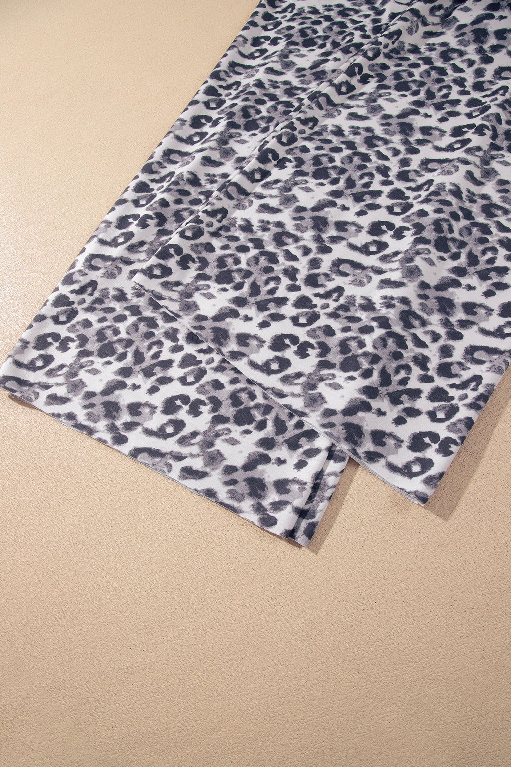 Multicolour Leopard Print Wide Leg Full Length Pants BD Collective