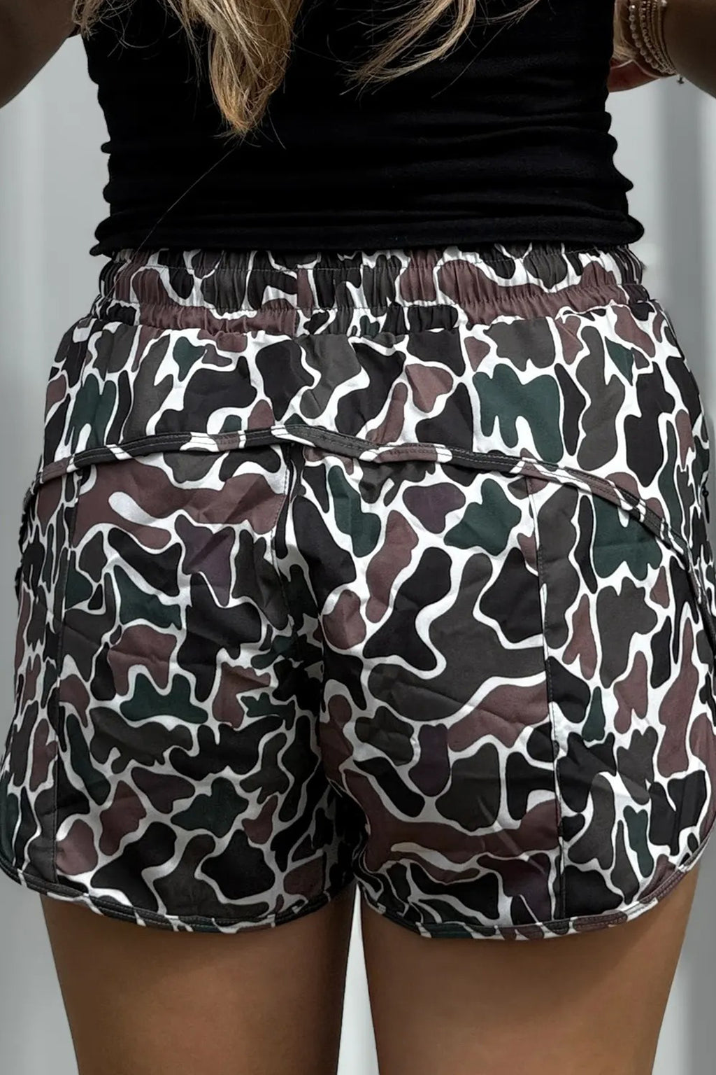 Multicolour Camouflage Print Athletic Lined Shorts Dear-Lover Dropshipping