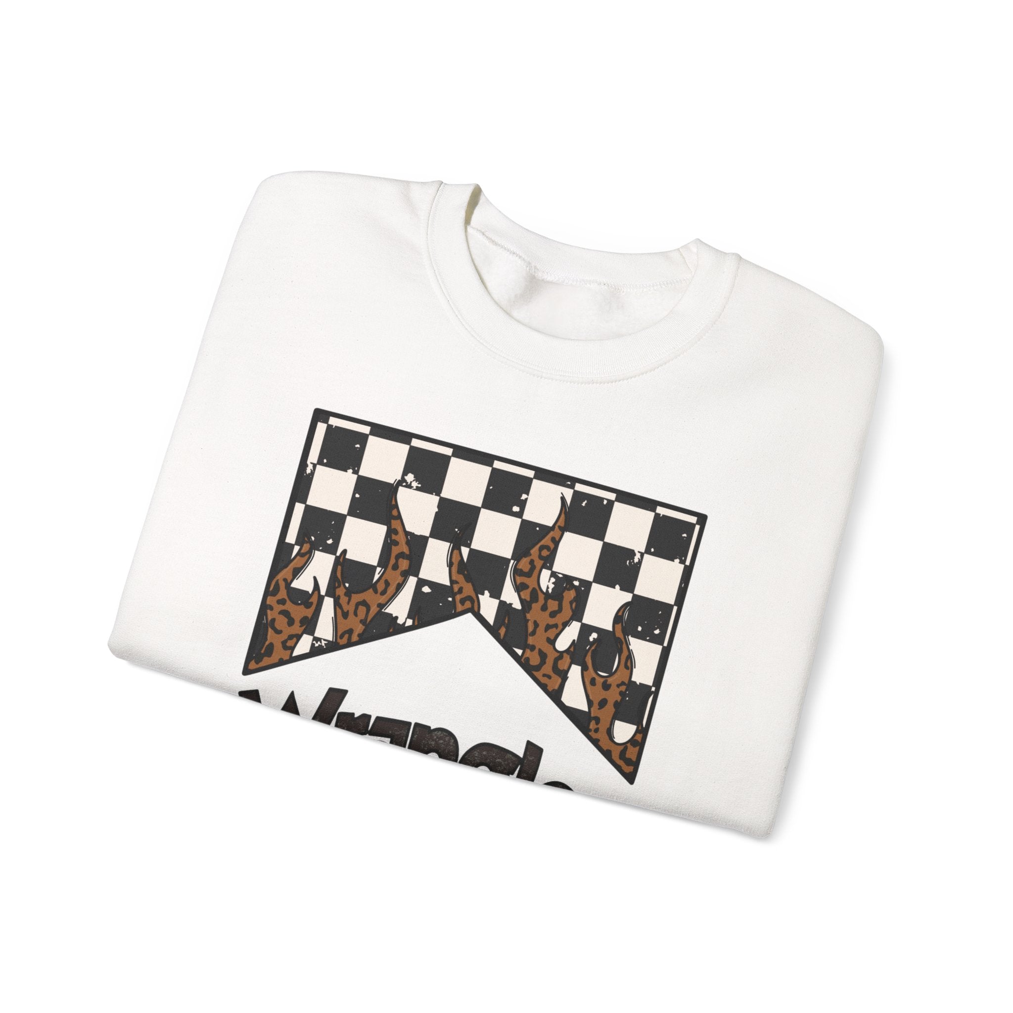 Wrangler Checkered Logo Crewneck Sweatshirt