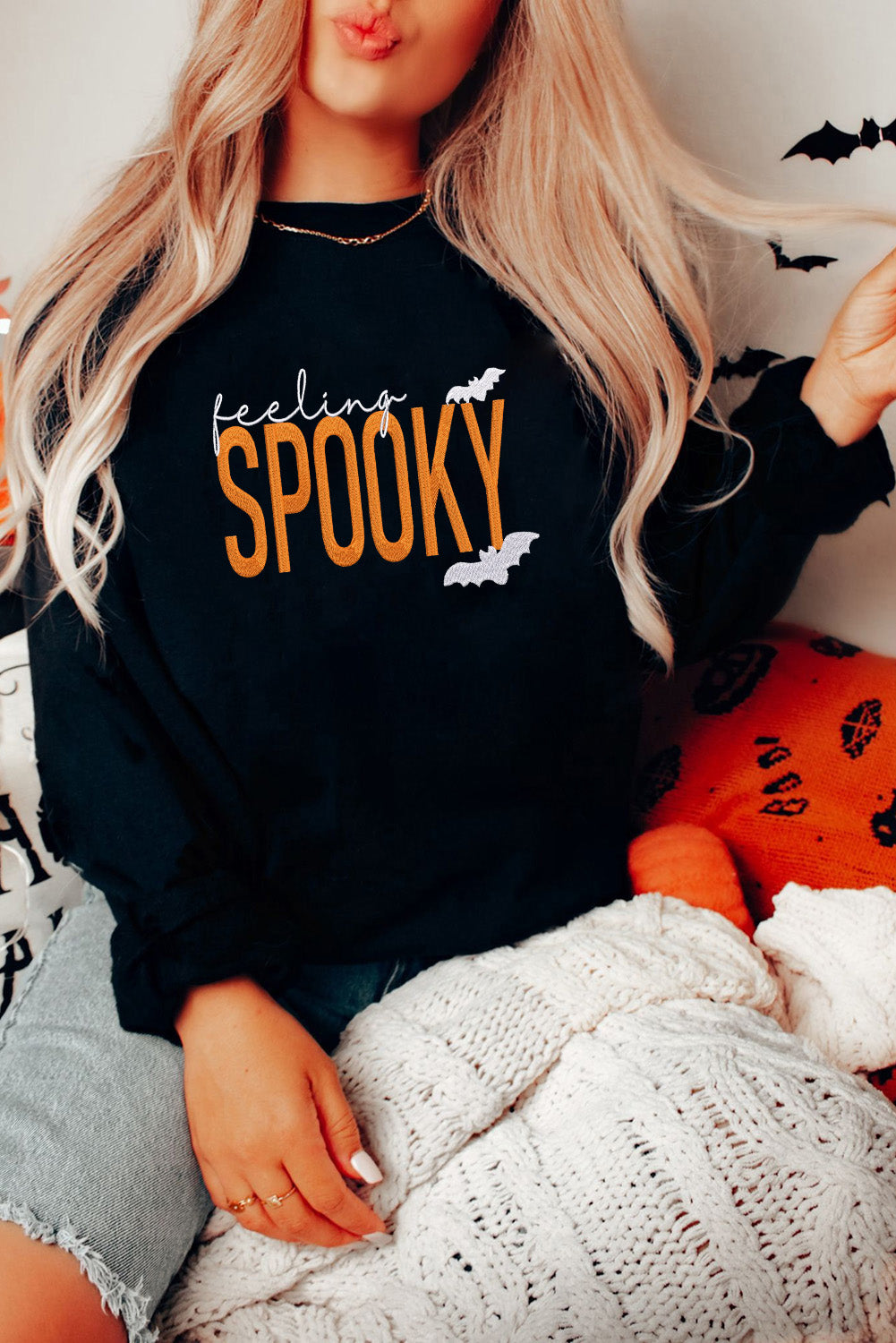 Feeling Spooky sweatshirt, view 3