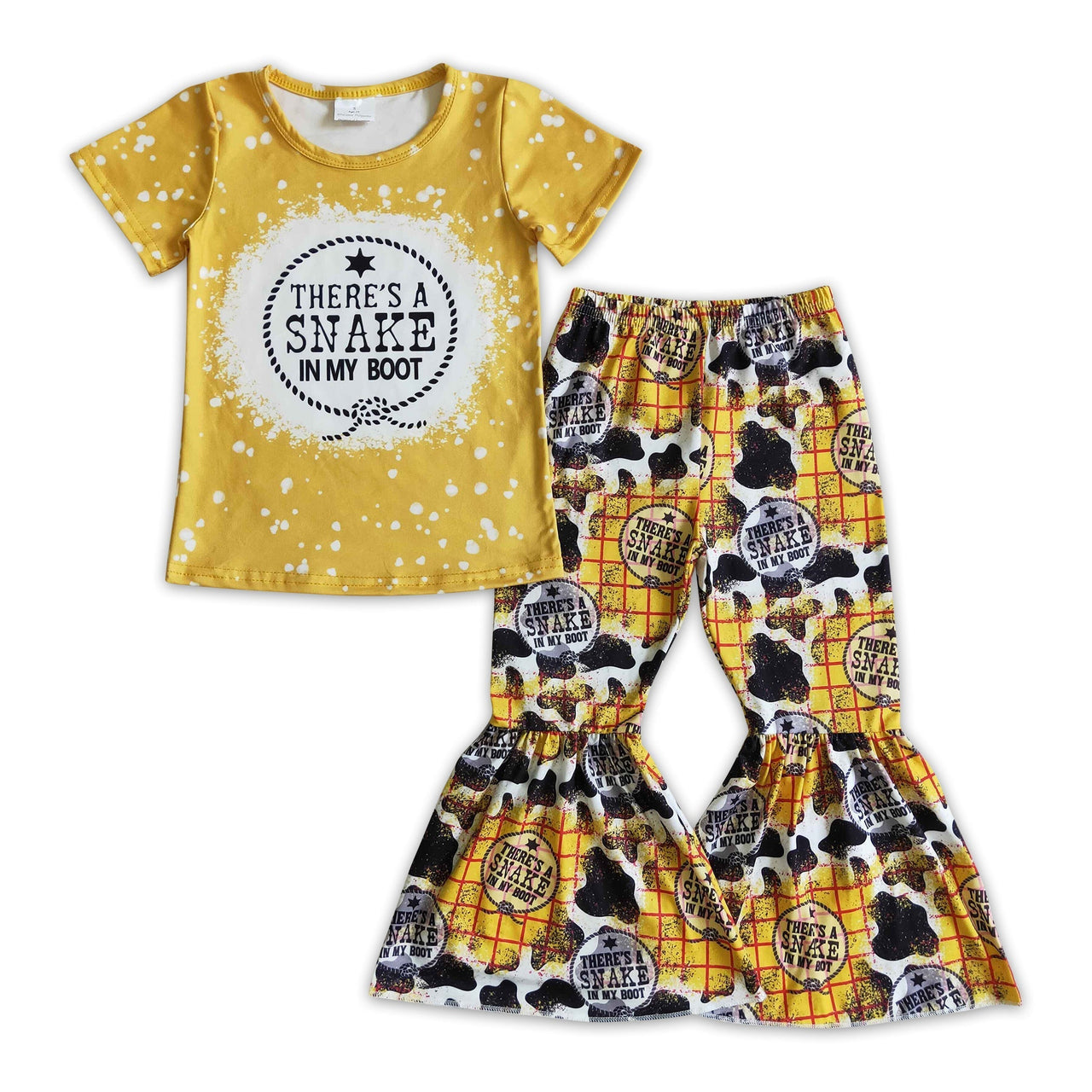 Snake Boots Western Girls Outfit