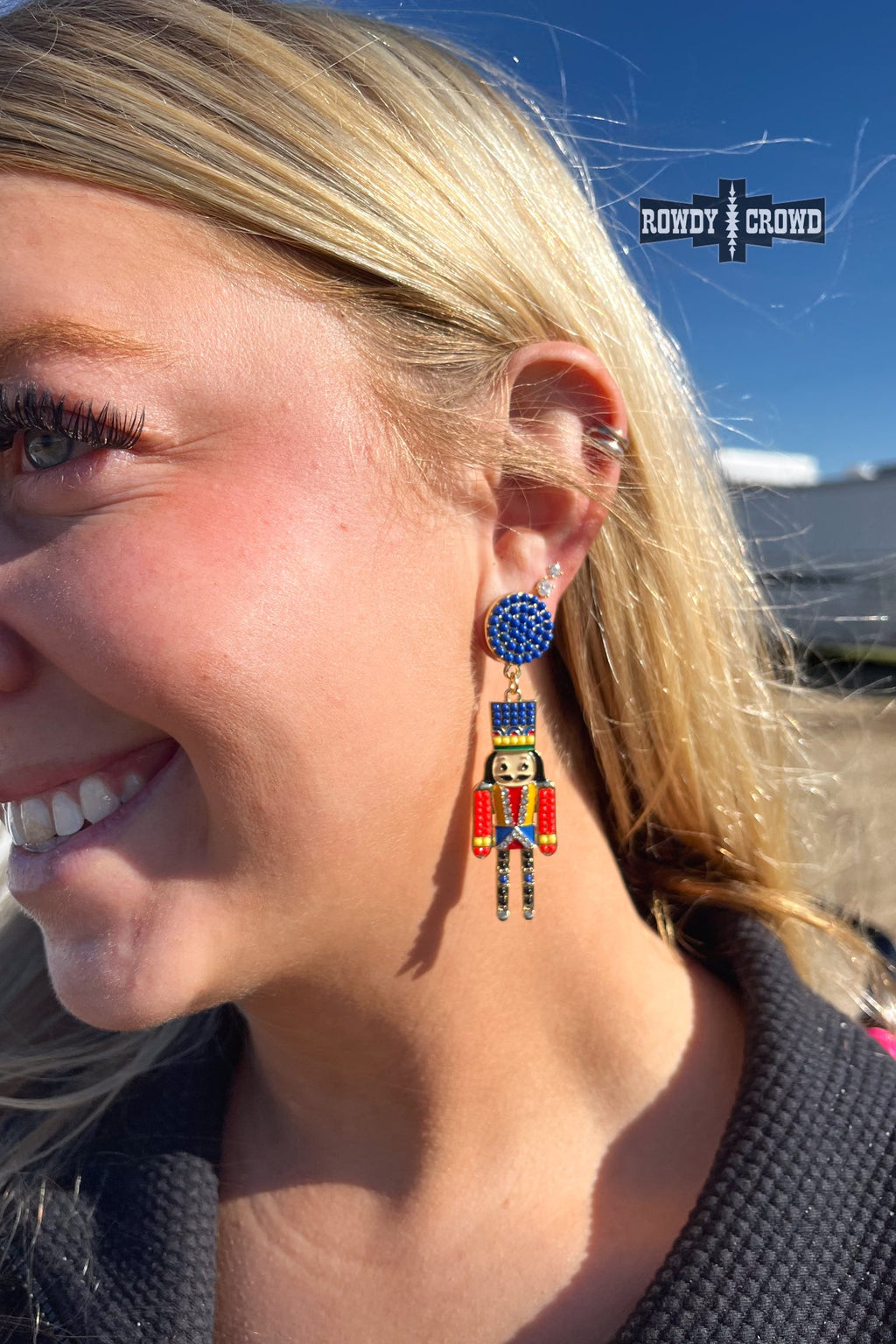 Holly Jolly Earrings Rowdy Crowd Clothing
