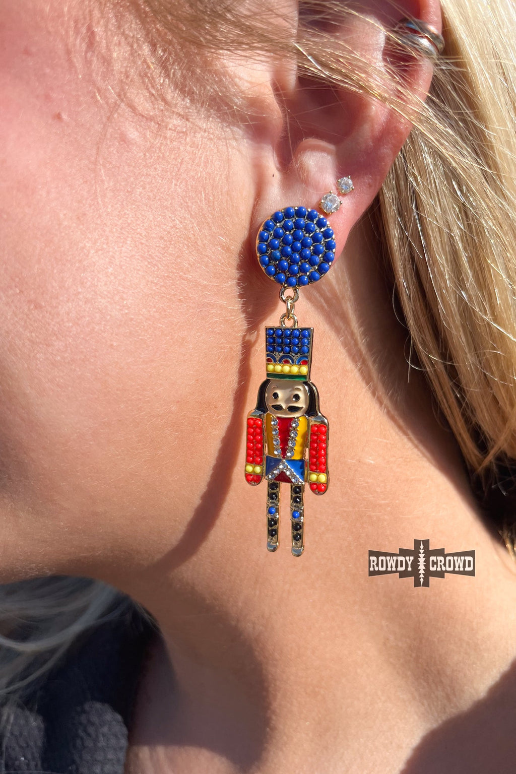 Holly Jolly Earrings Rowdy Crowd Clothing