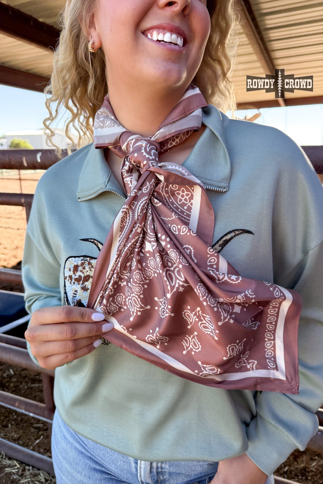 MOCHA Paisley Creek Wild Rag Rowdy Crowd Clothing