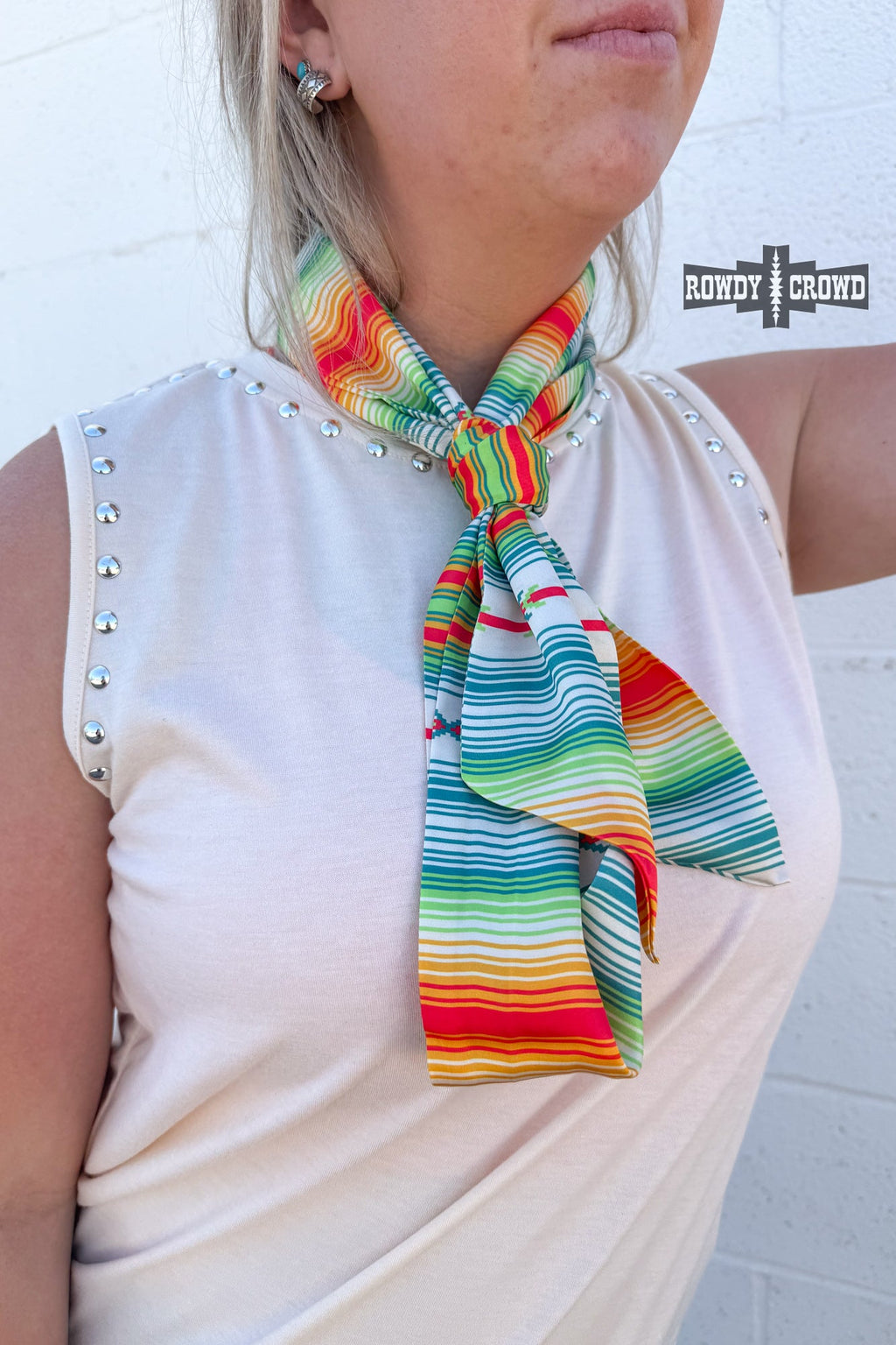 Good Vibes Long Scarf Rowdy Crowd Clothing