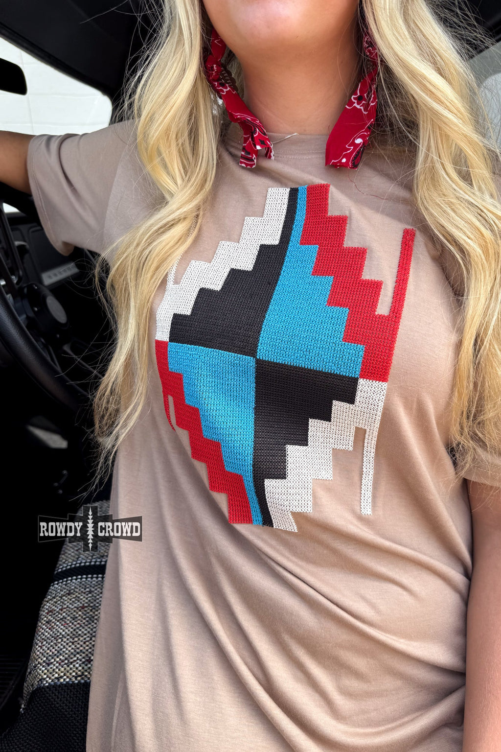 Alamosa Aztec Dress Rowdy Crowd Clothing