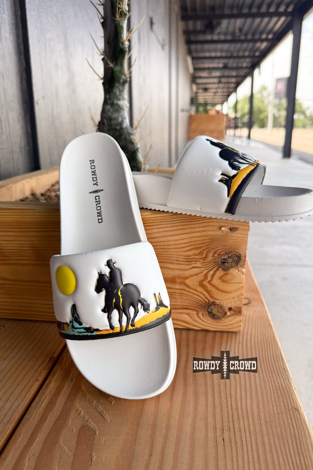 Saddle Bum Slides Rowdy Crowd Clothing