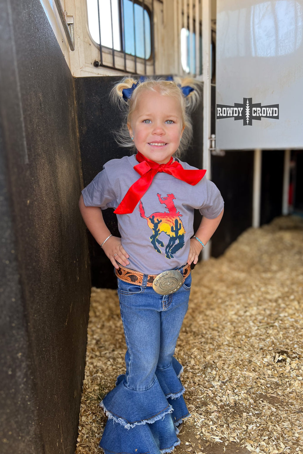 KIDS Bowie Bronc Tee Rowdy Crowd Clothing
