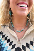 Rockin' With Turquoise Necklace Rowdy Crowd Clothing