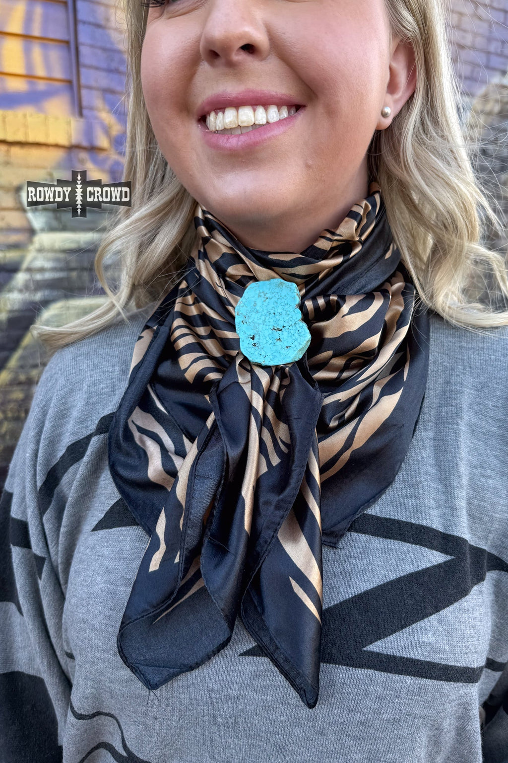 Rock Scarf Slides Rowdy Crowd Clothing