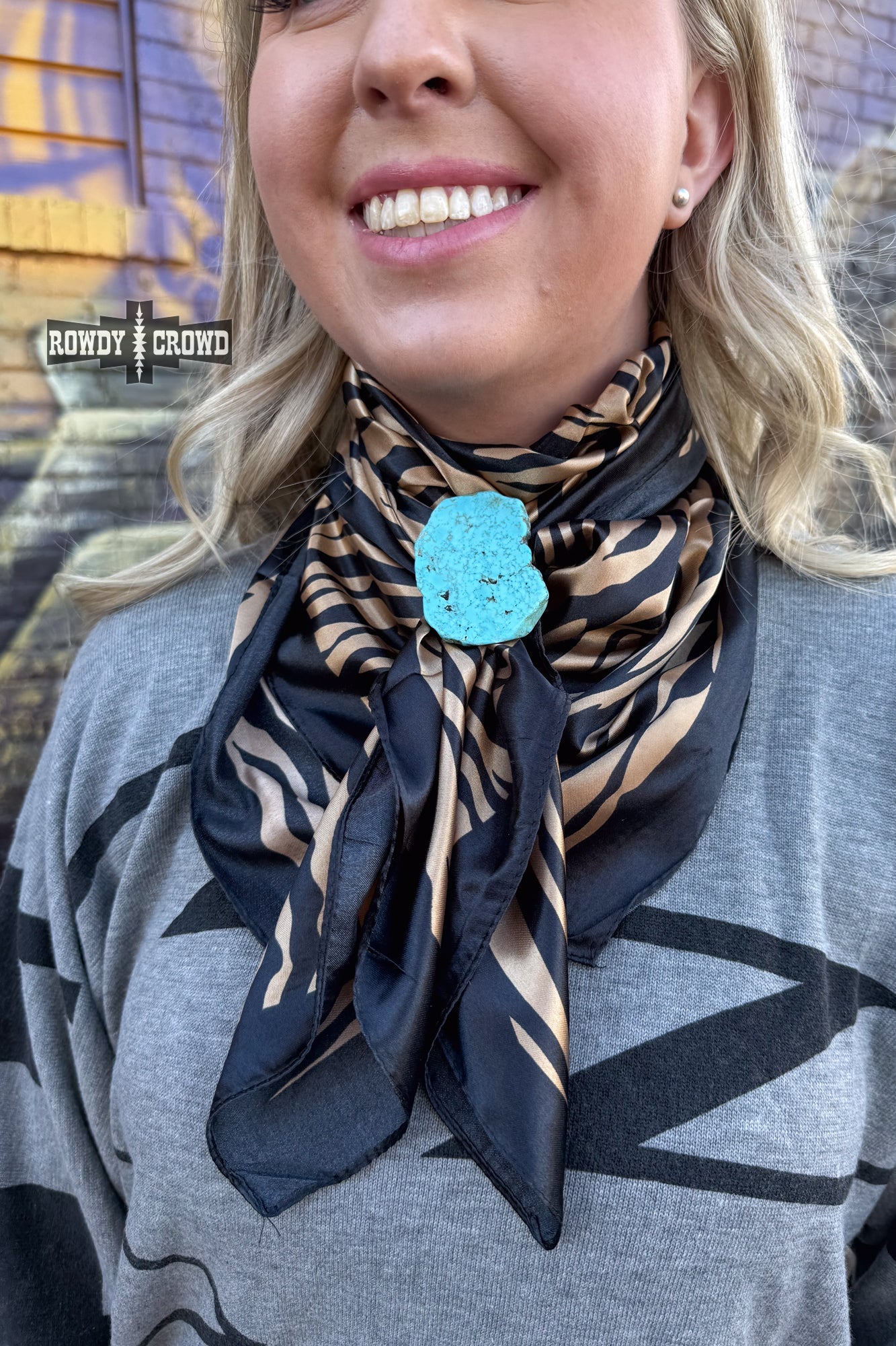 Rock Scarf Slides Rowdy Crowd Clothing