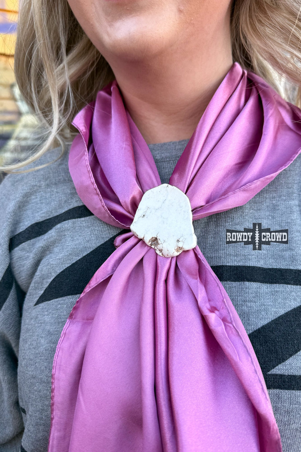 Rock Scarf Slides Rowdy Crowd Clothing