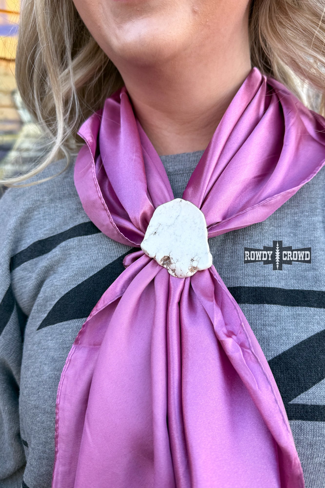 Rock Scarf Slides Rowdy Crowd Clothing