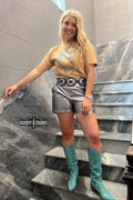Marfa Metallic Shorts Rowdy Crowd Clothing