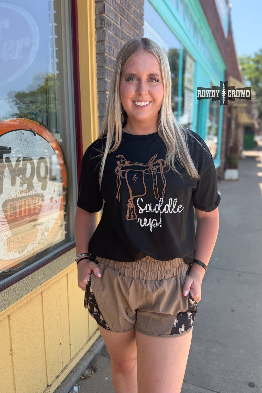 Saddle Up Tee Rowdy Crowd Clothing