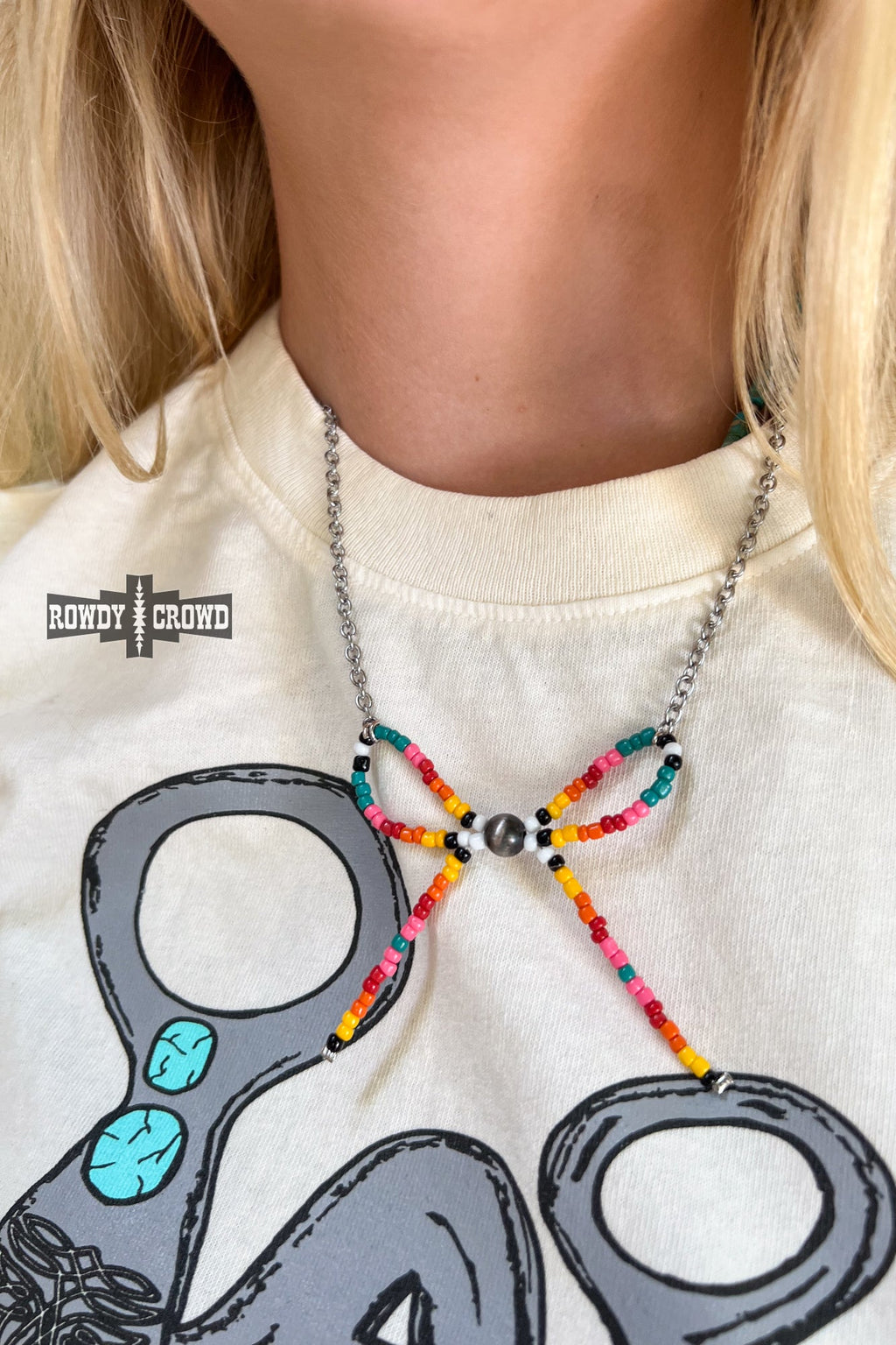 Bandera Bow Necklace Rowdy Crowd Clothing