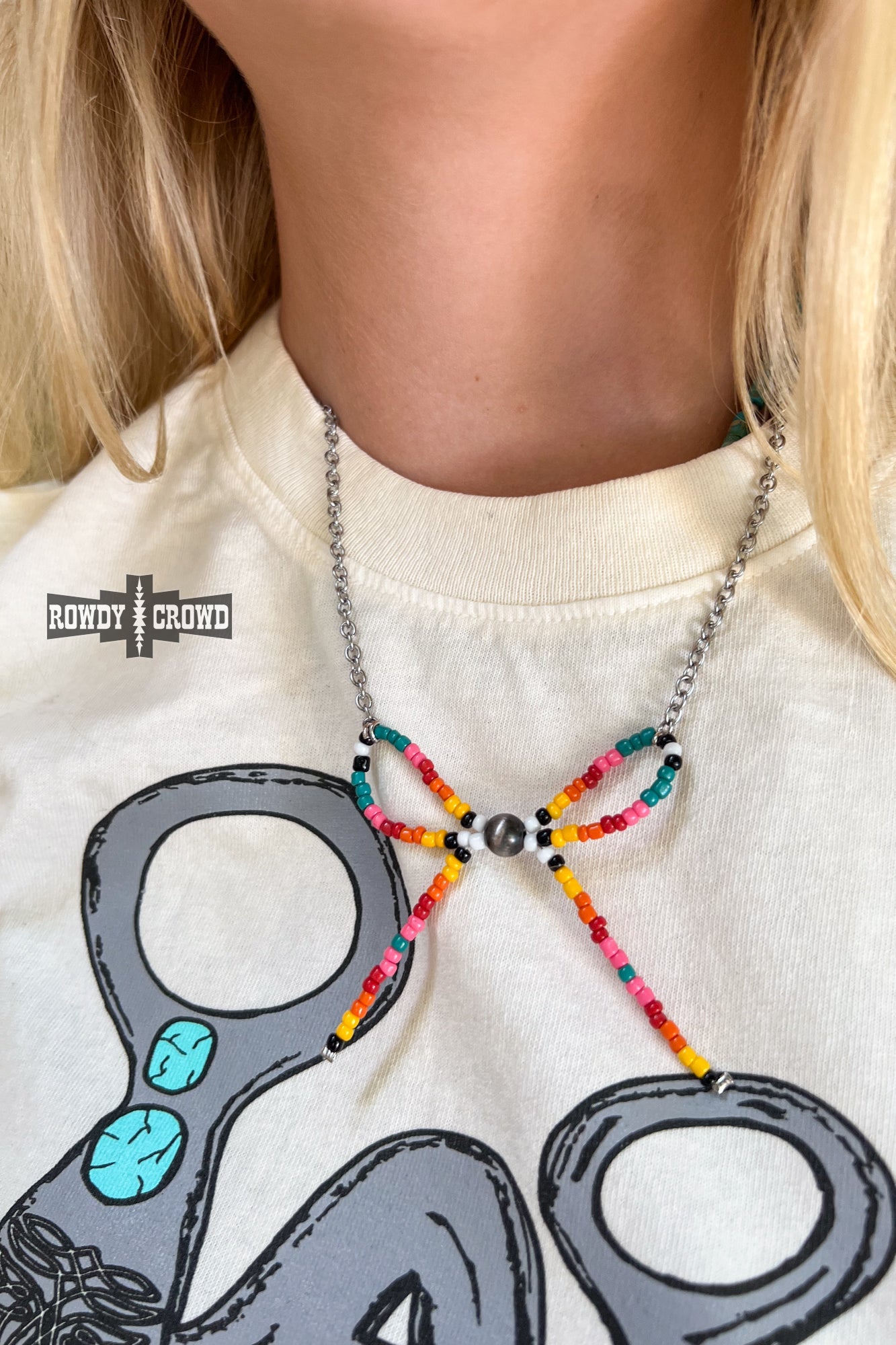 Bandera Bow Necklace Rowdy Crowd Clothing