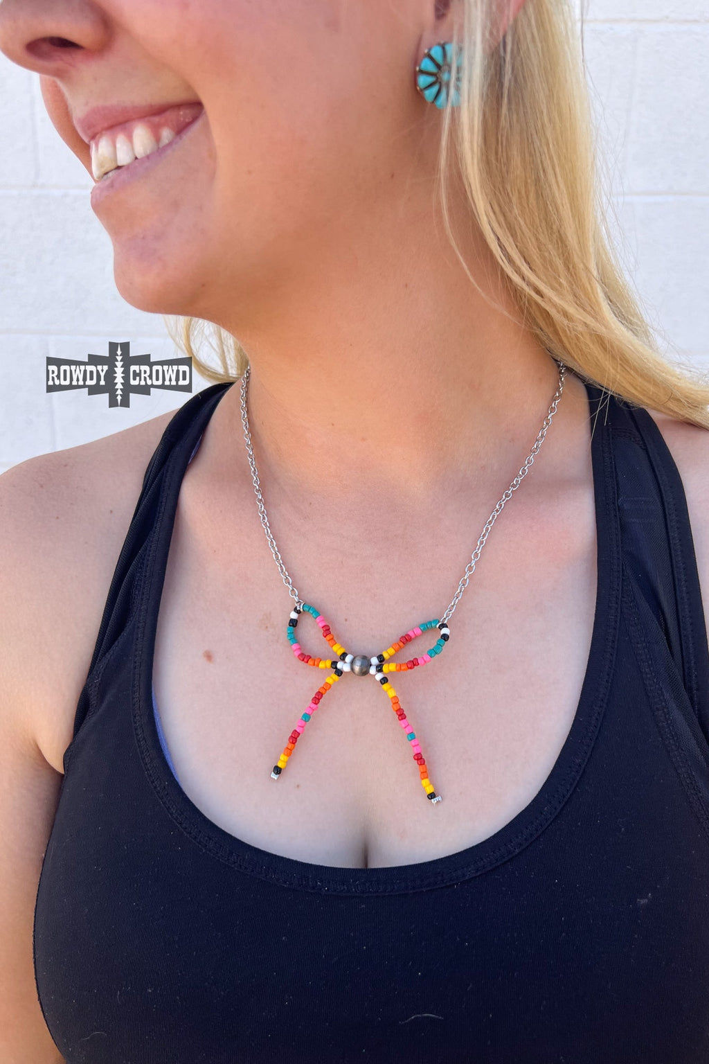 Bandera Bow Necklace Rowdy Crowd Clothing