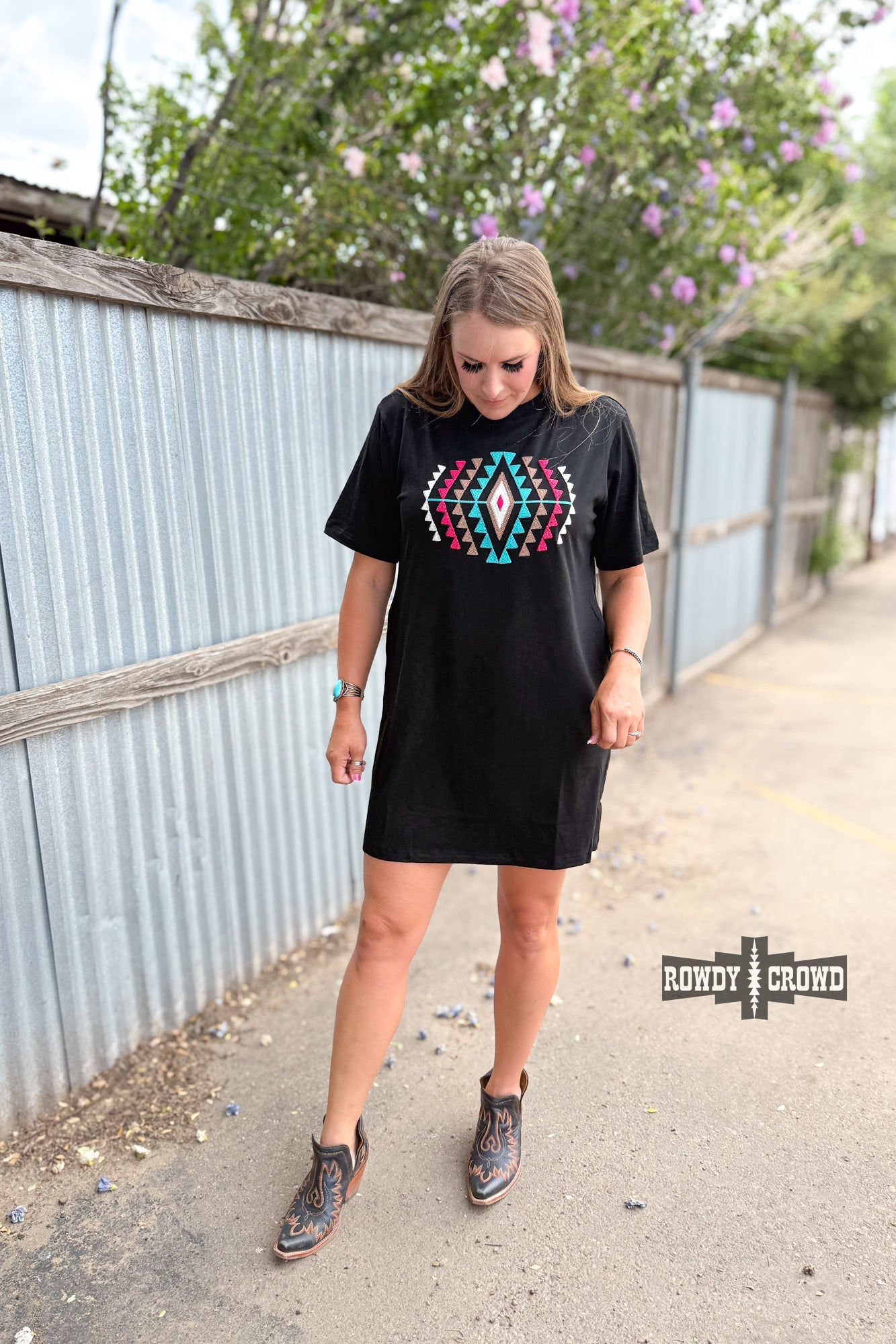 Desert Rose Dress Rowdy Crowd Clothing